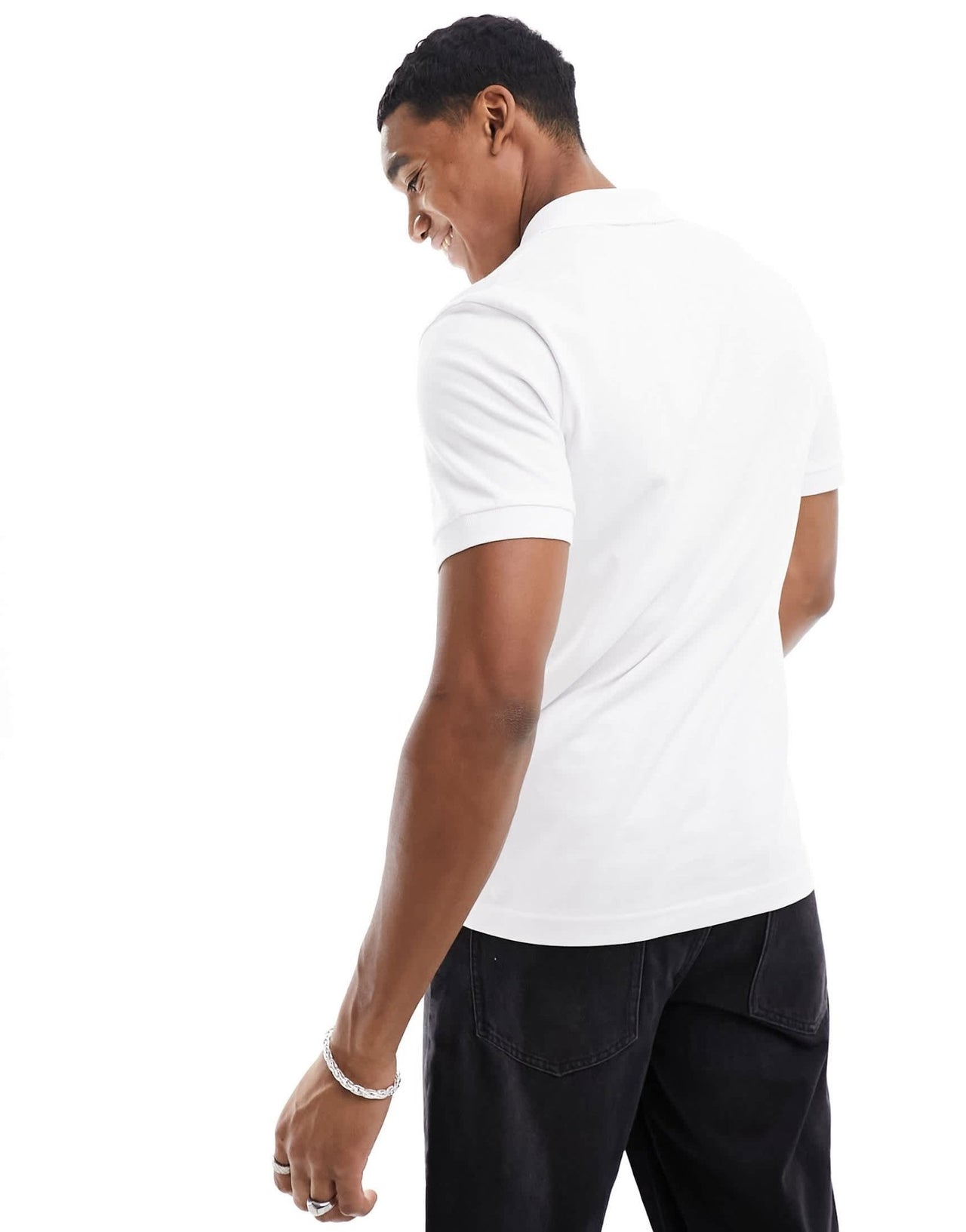 BOSS Orange Passenger slim fit polo in white - ASOS Sample Sale EU Store
