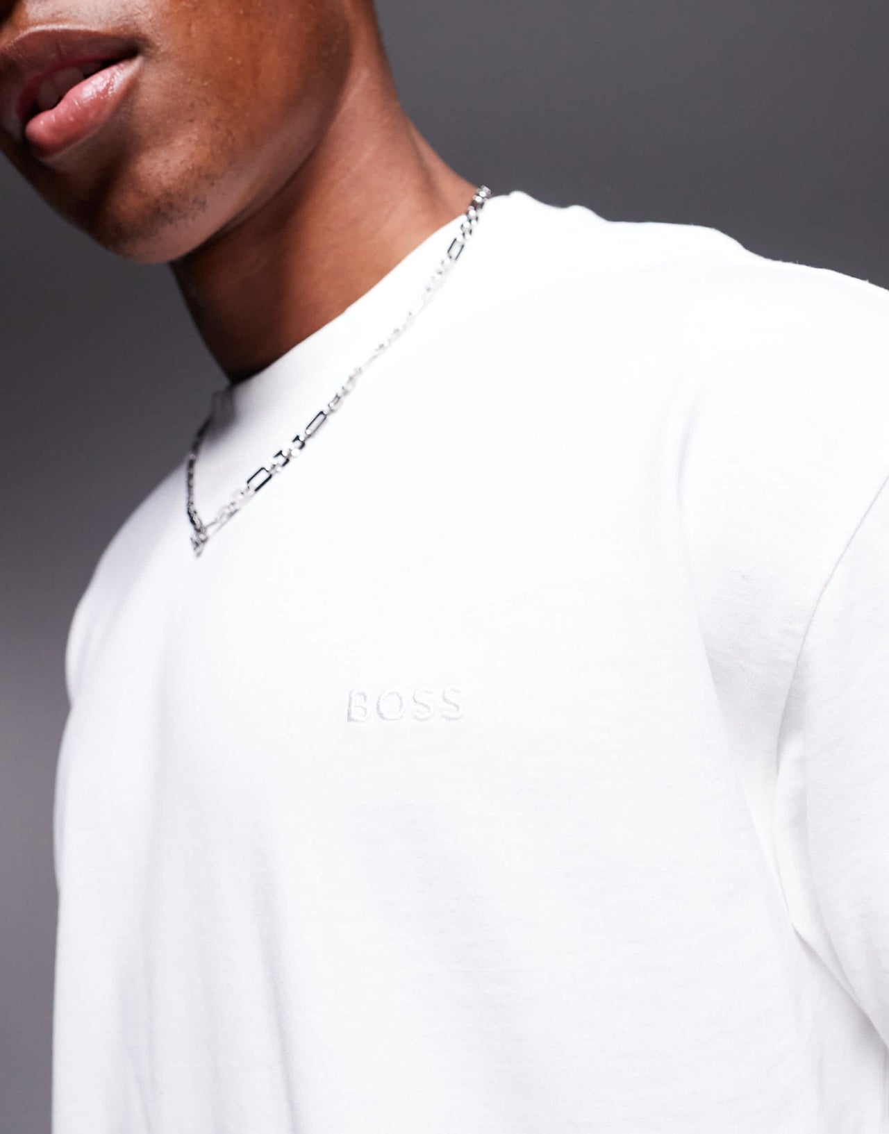 BOSS Orange relaxed fit t-shirt in white - ASOS Sample Sale EU Store
