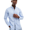 Chemise oxford à manches longues BOSS Orange Rickert en bleu clair