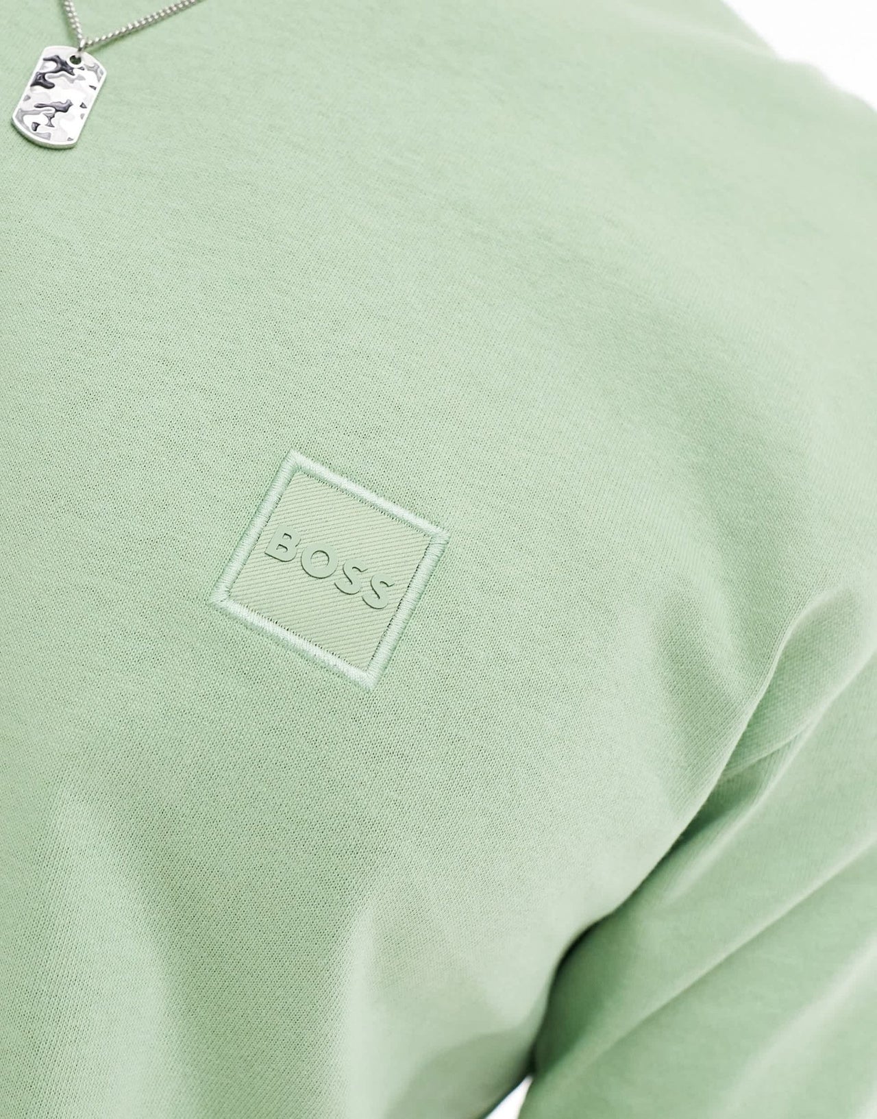 BOSS Orange Tales logo t-shirt in open green - ASOS Sample Sale EU Store