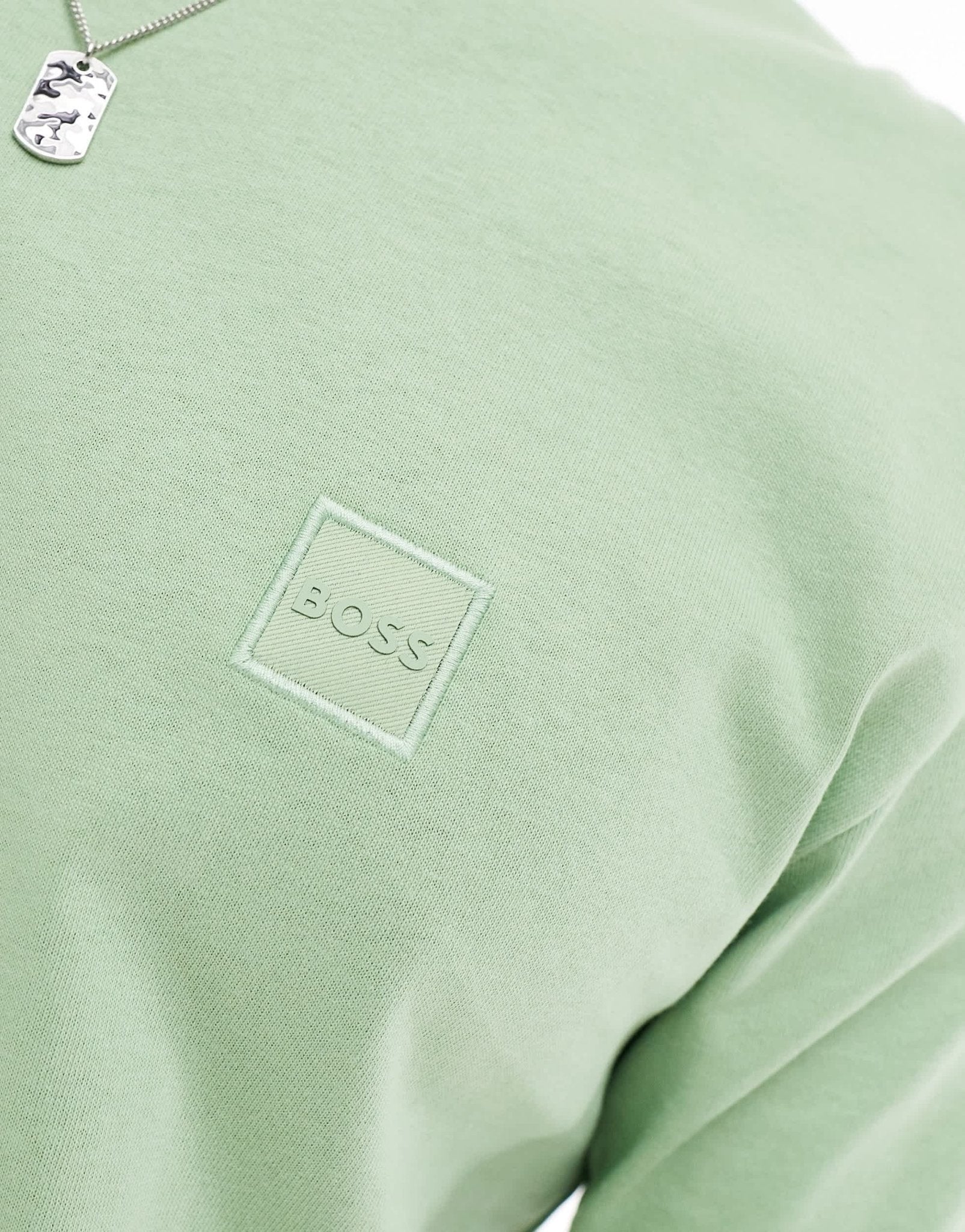 BOSS Orange Tales logo t-shirt in open green - ASOS Sample Sale EU Store