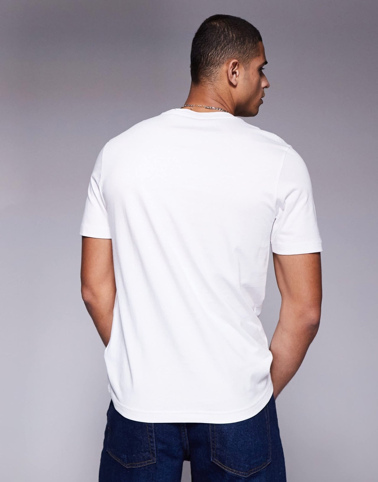 BOSS Orange Te_mextour cactus logo print t-shirt regular fit in white - ASOS Sample Sale EU Store