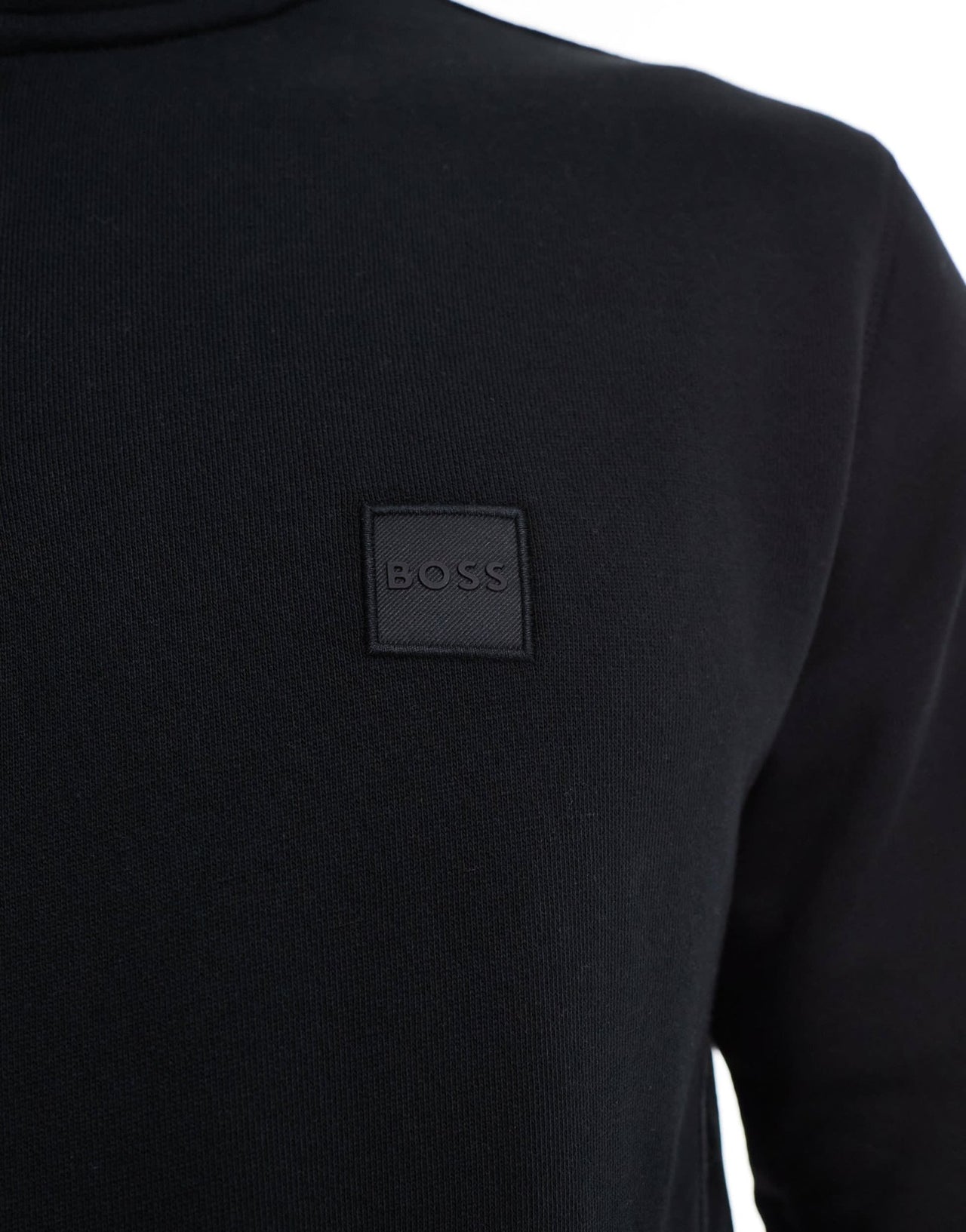 BOSS Orange zetrust half zip sweatshirt in black - ASOS Sample Sale EU Store
