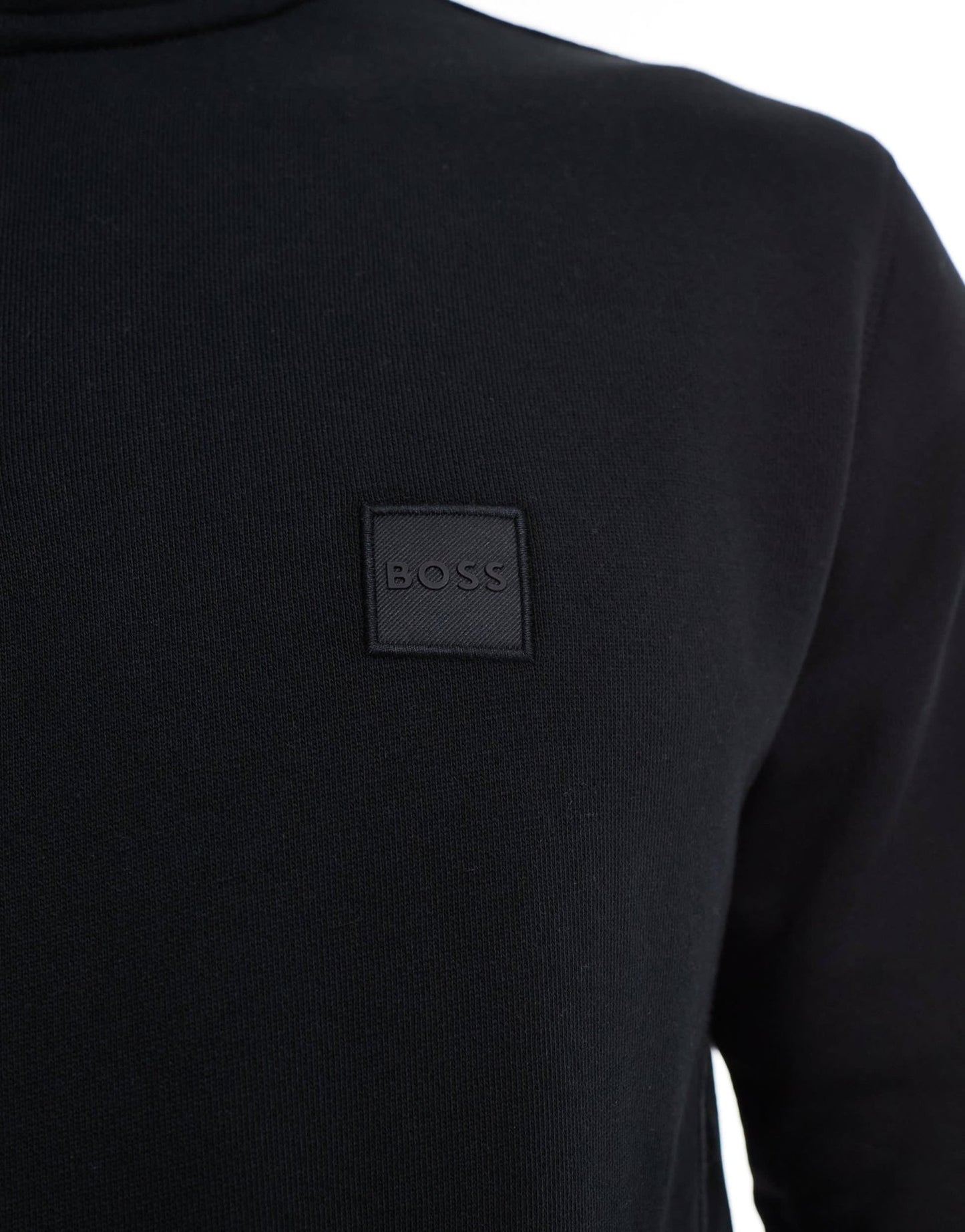 BOSS Orange zetrust half zip sweatshirt in black - ASOS Sample Sale EU Store