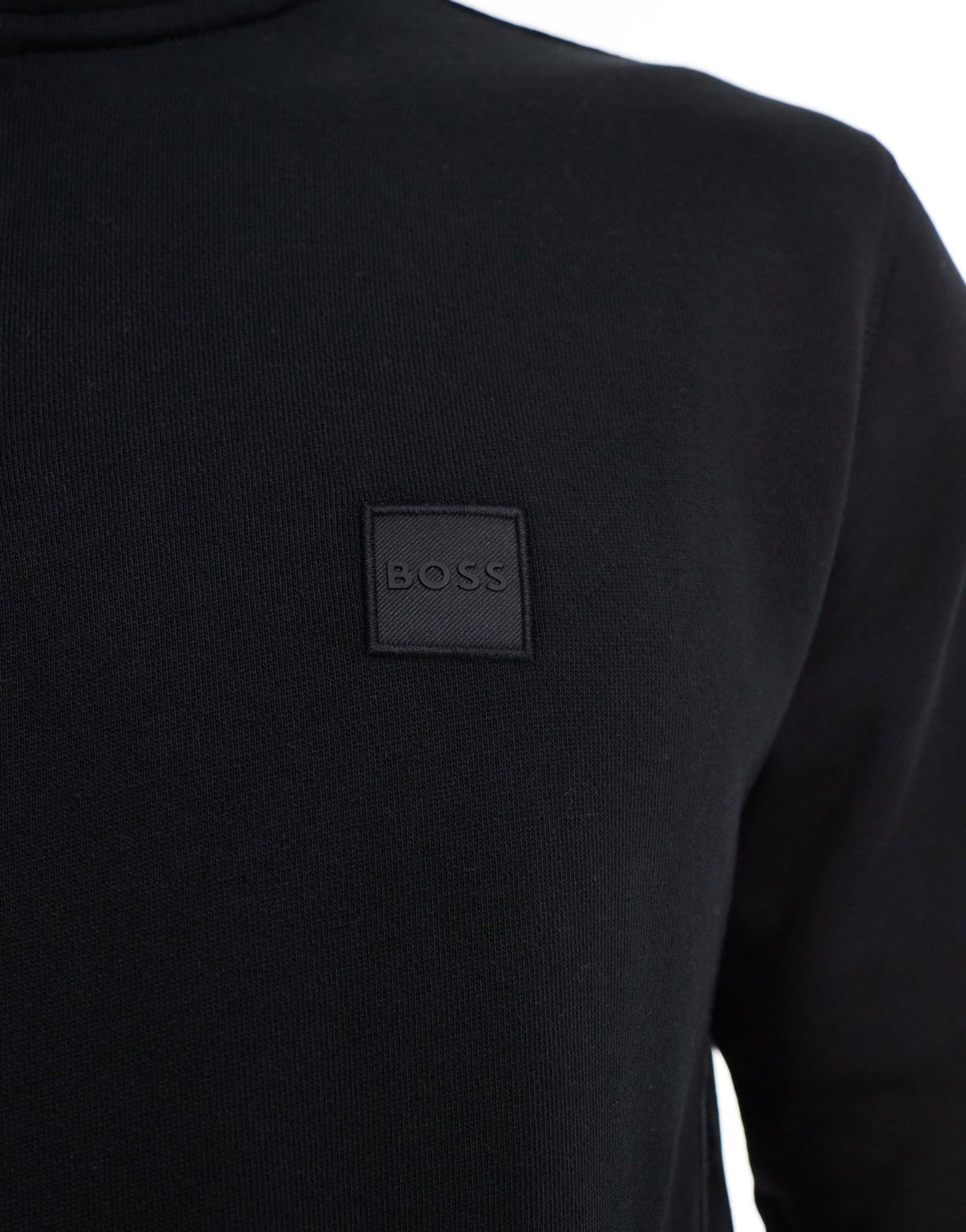 BOSS Orange zetrust half zip sweatshirt in black - ASOS Sample Sale EU Store