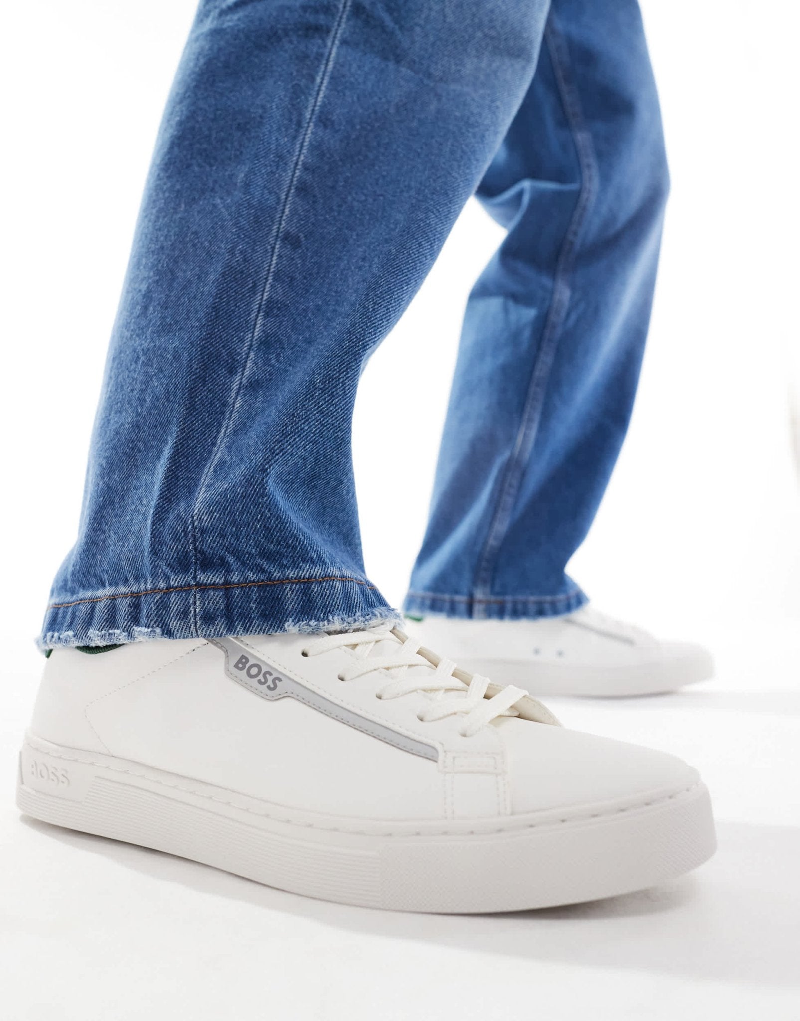 BOSS rhys tenn trainers in white - ASOS Sample Sale EU Store
