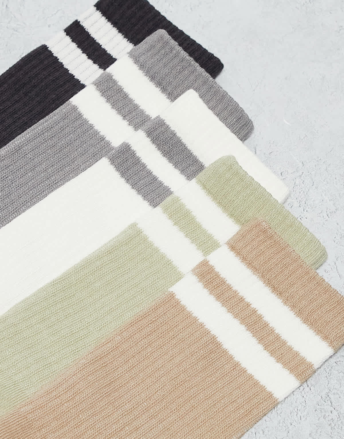 Brave Soul 5 pack stripe sport socks in multi - ASOS Sample Sale EU Store