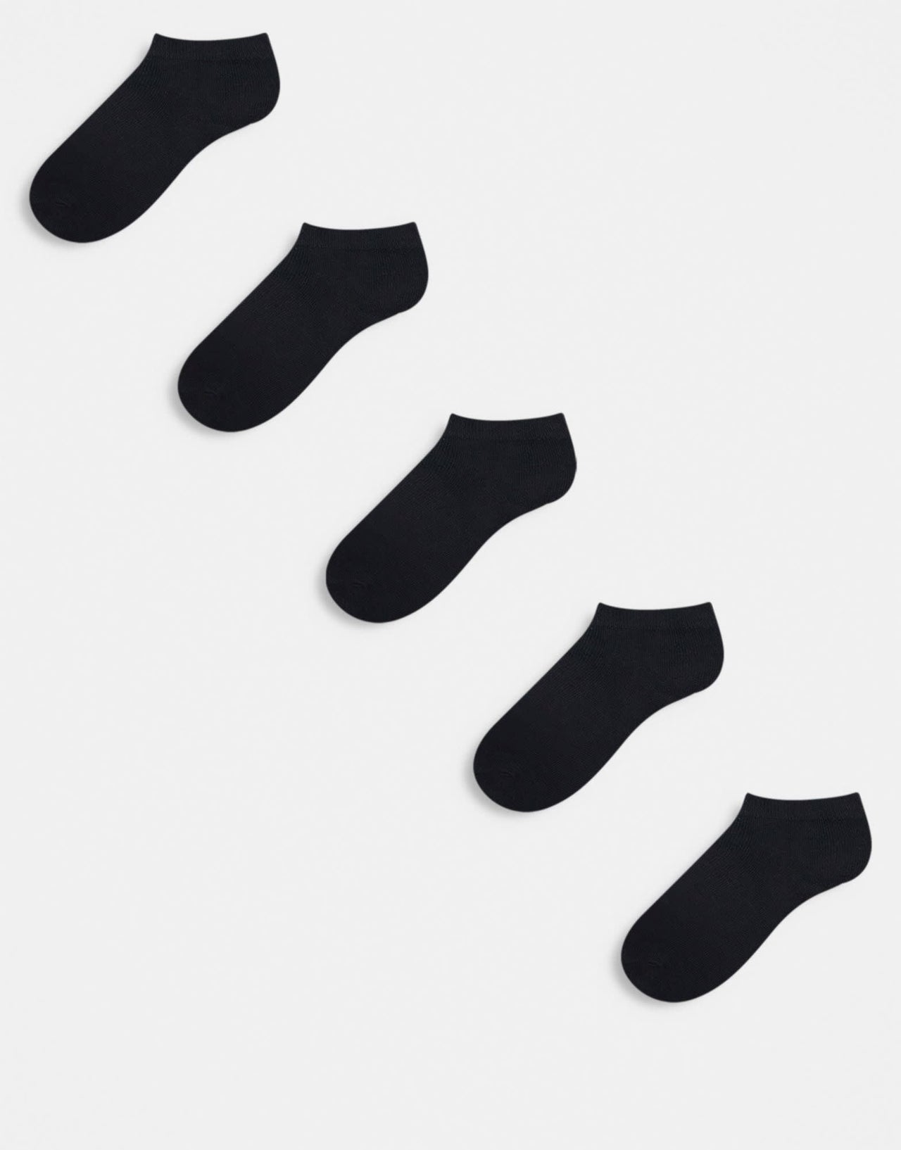 Brave Soul 5 pack trainer socks in black - ASOS Sample Sale EU Store