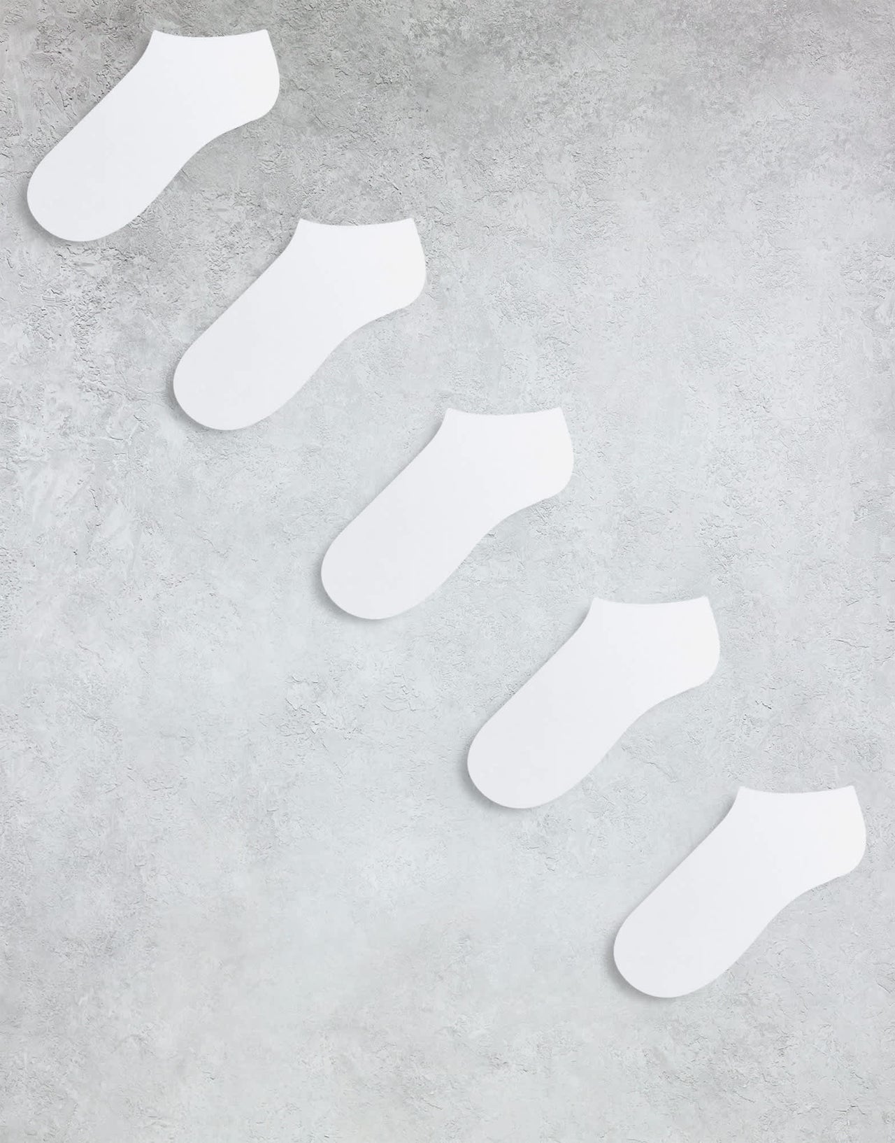 Brave Soul 5 pack trainer socks in white - ASOS Sample Sale EU Store