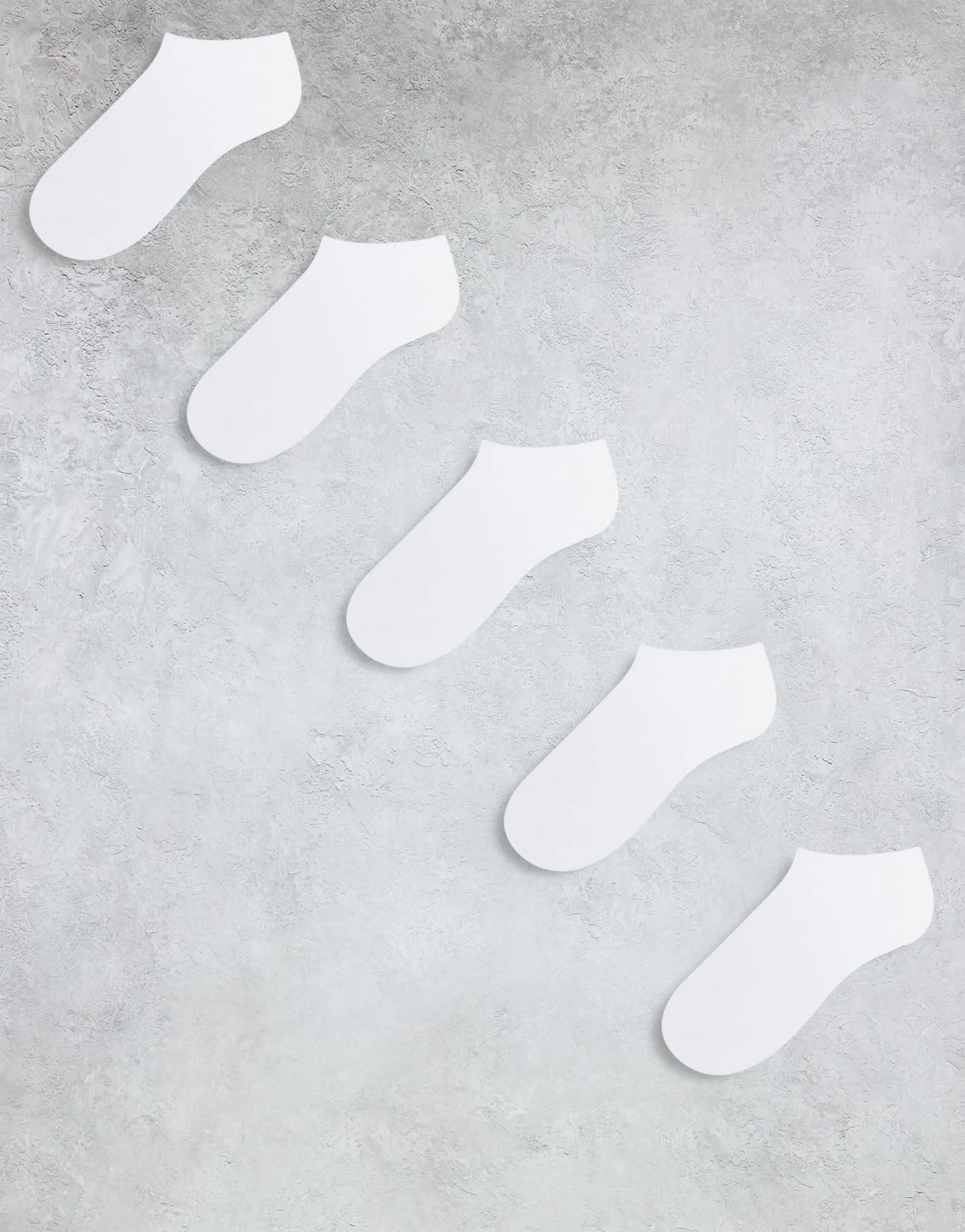 Brave Soul 5 pack trainer socks in white - ASOS Sample Sale EU Store