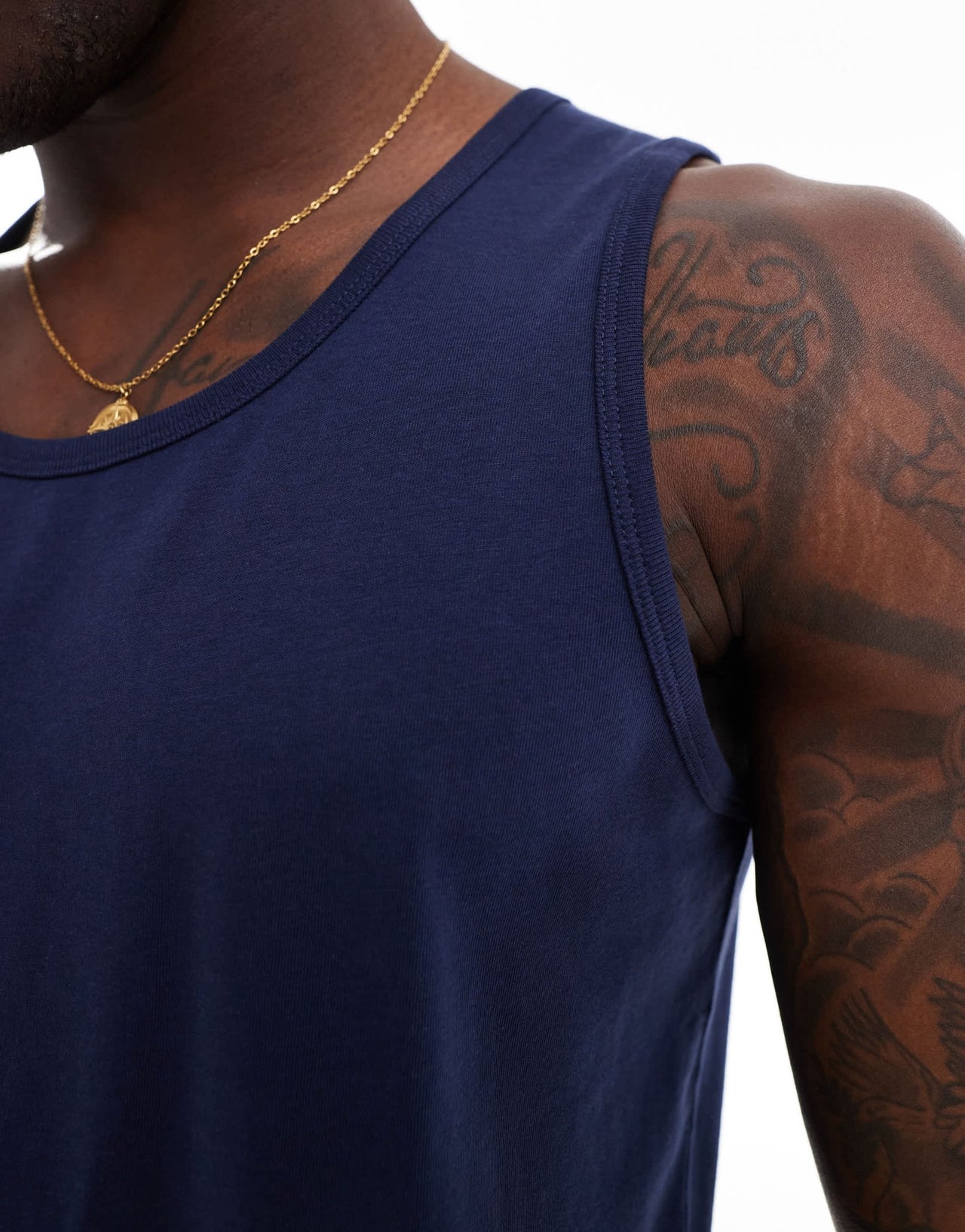 Brave Soul classic vest in navy - ASOS Sample Sale EU Store