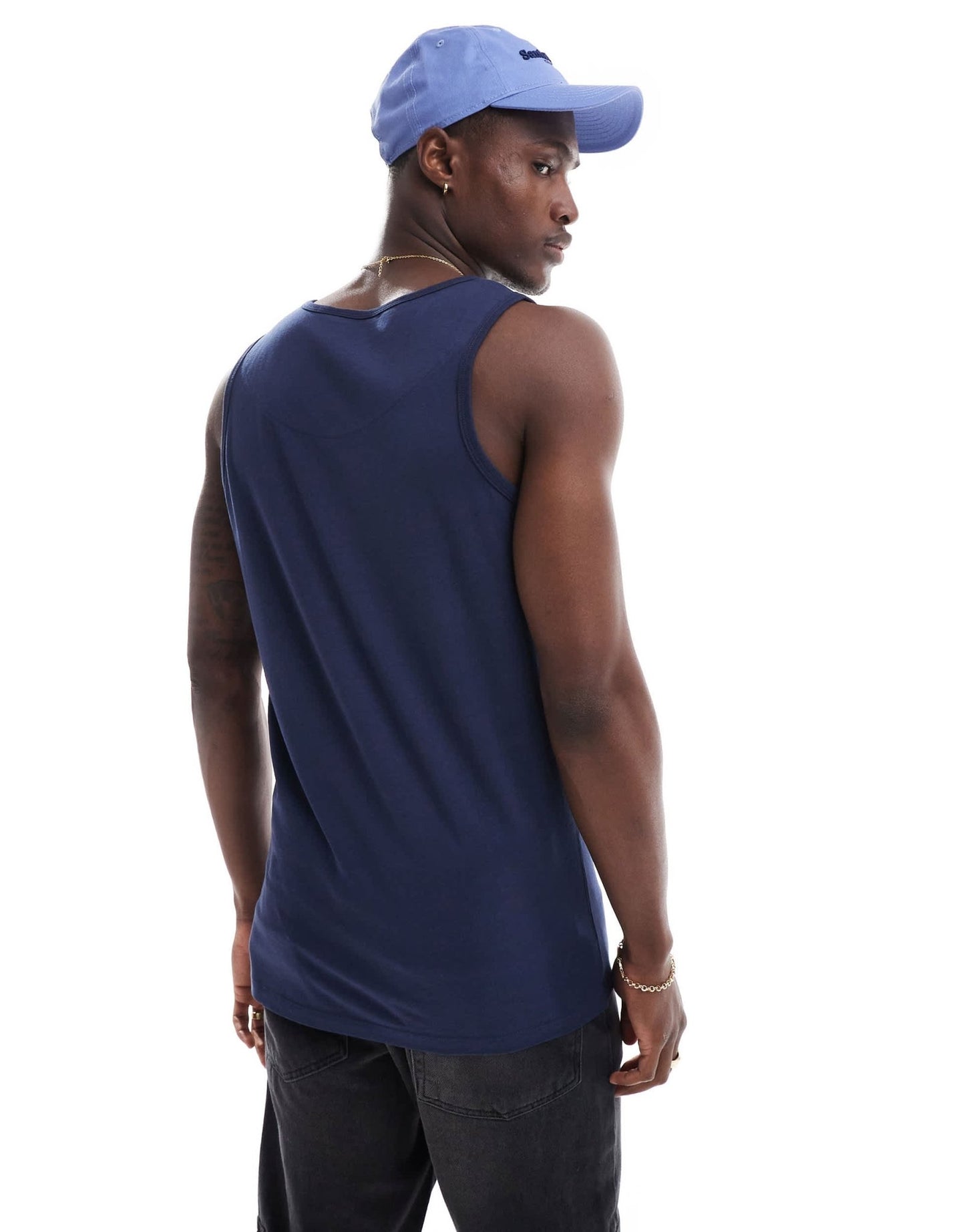 Brave Soul classic vest in navy - ASOS Sample Sale EU Store