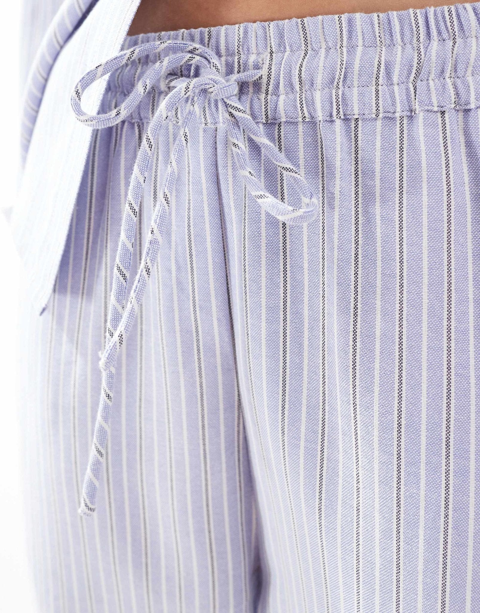 Brave Soul Co - ord blue and white stripe trousers - ASOS Sample Sale EU Store