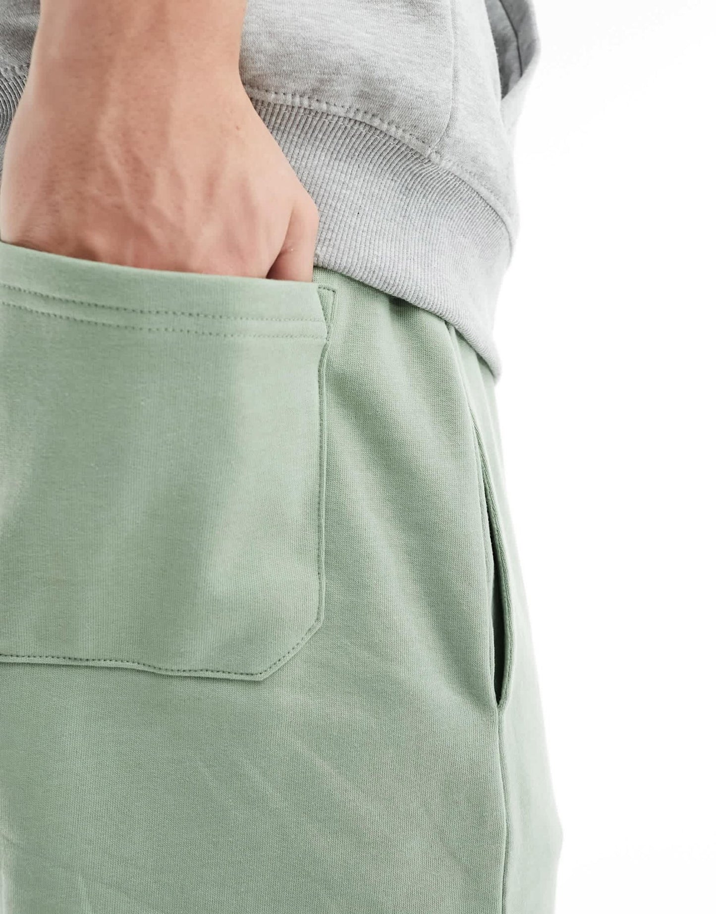 Brave Soul jersey shorts in green - ASOS Sample Sale EU Store