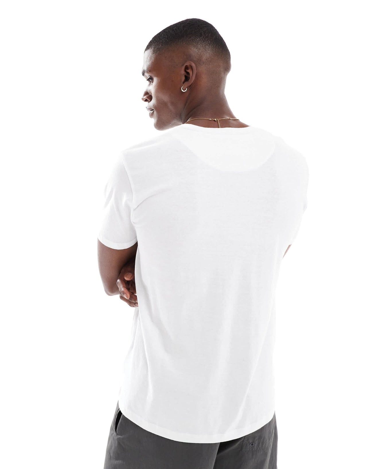 Brave Soul midweight short sleeve t-shirt in white - ASOS Sample Sale EU Store