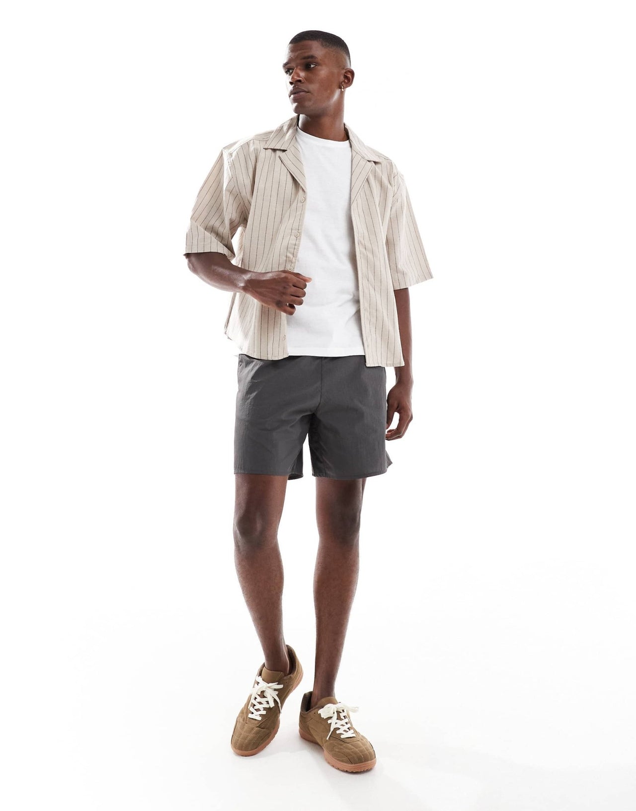 Brave Soul midweight short sleeve t-shirt in white - ASOS Sample Sale EU Store
