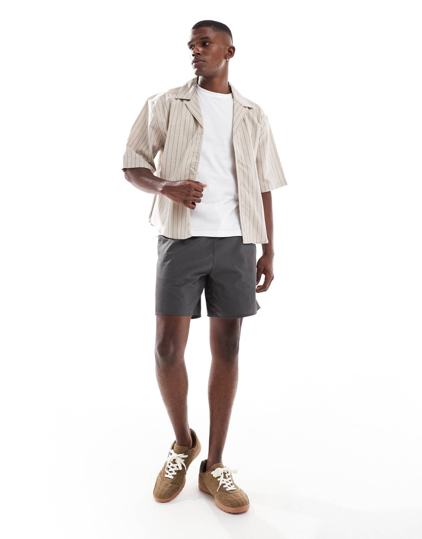 Brave Soul midweight short sleeve t-shirt in white - ASOS Sample Sale EU Store