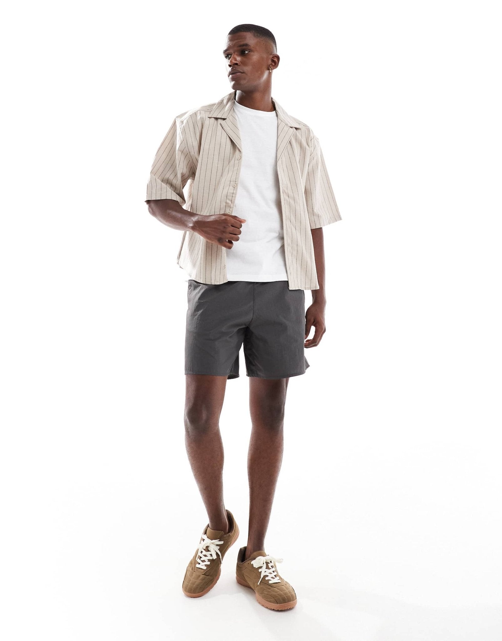 Brave Soul midweight short sleeve t-shirt in white - ASOS Sample Sale EU Store