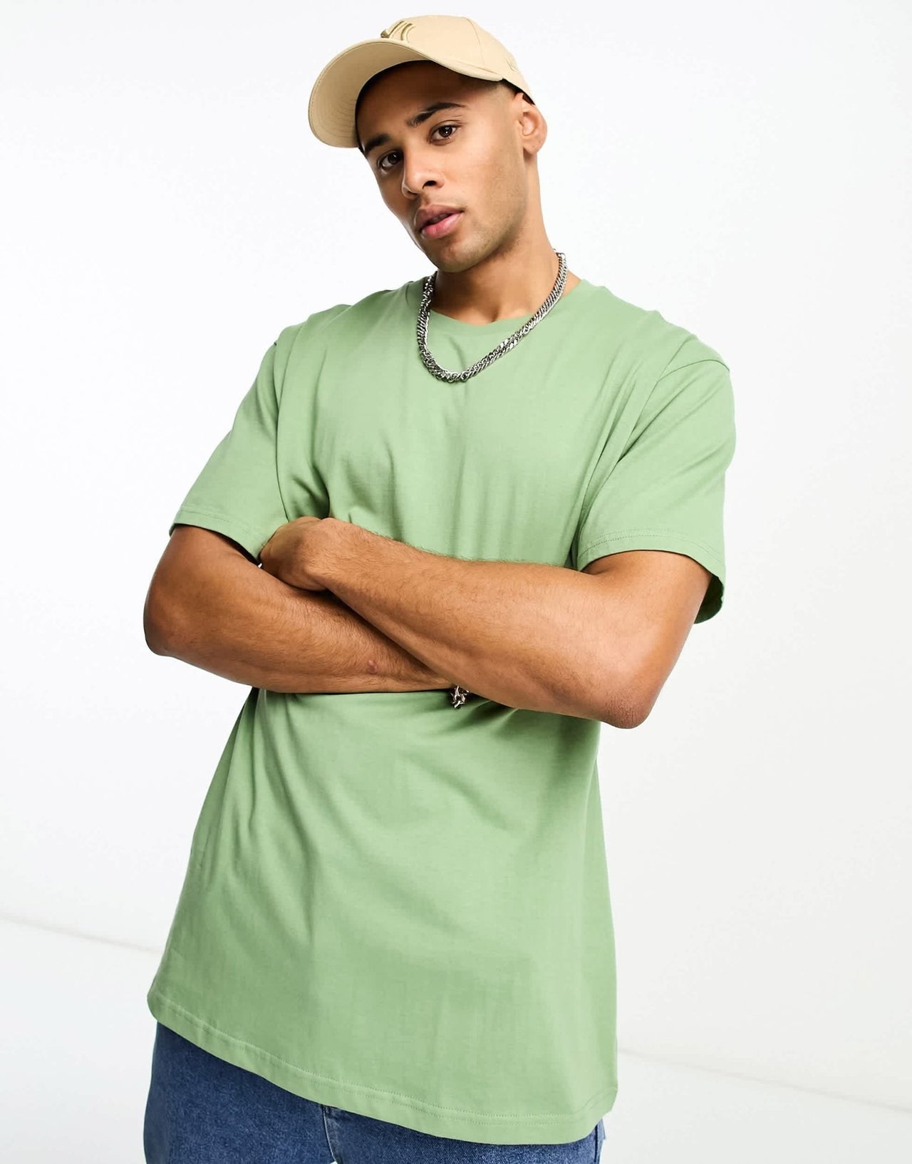 Brave Soul oversized t-shirt in pale green - ASOS Sample Sale EU Store