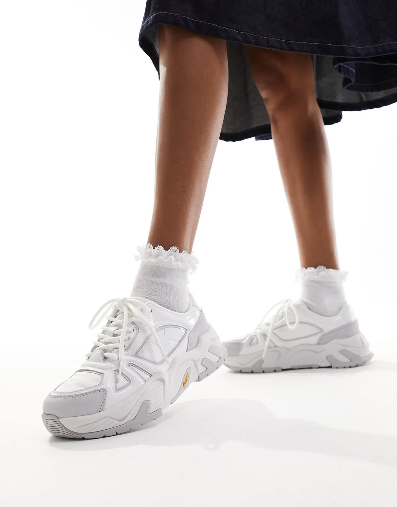 Calvin Klein chunky runner trainers in multi - ASOS Sample Sale EU Store