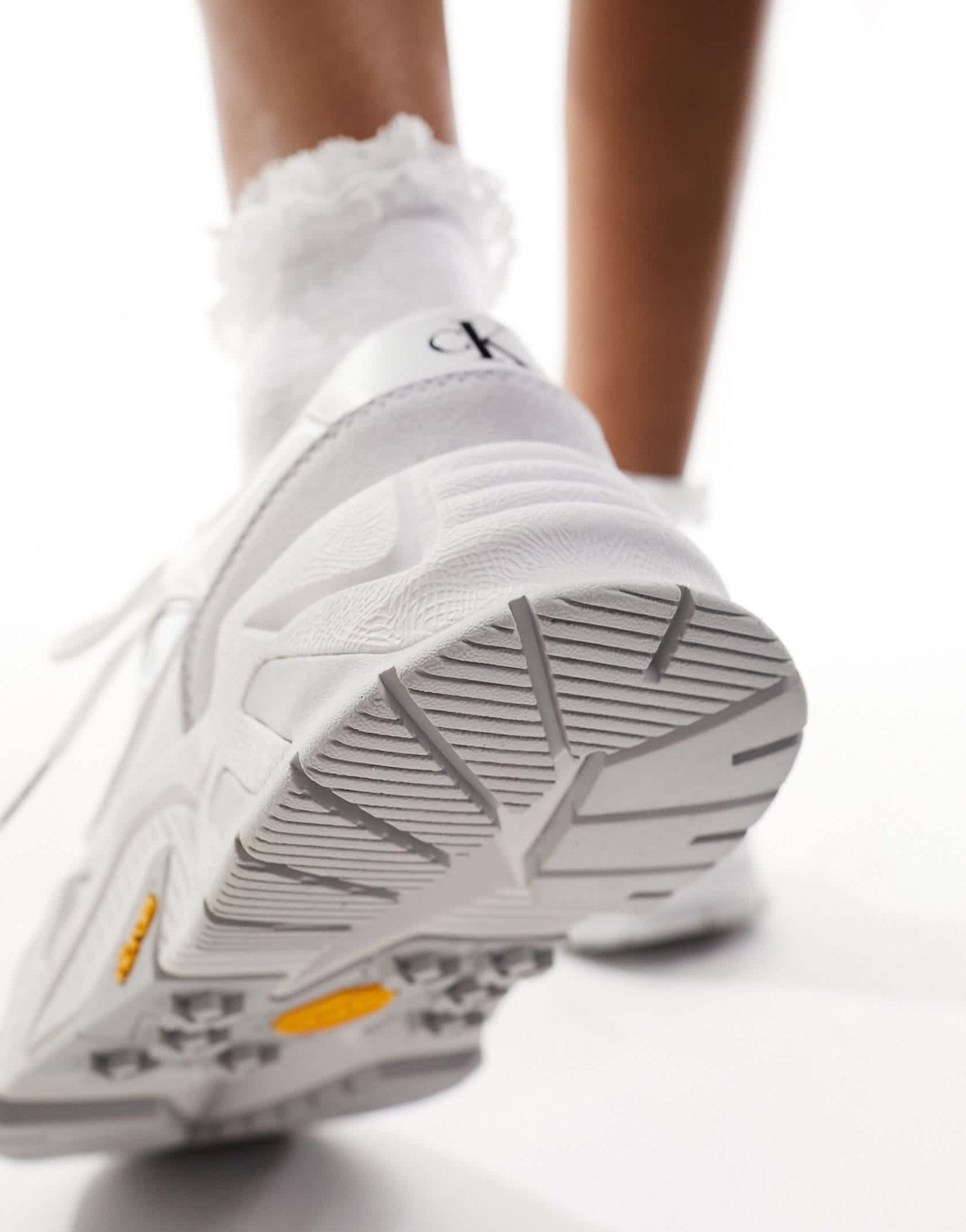 Calvin Klein chunky runner trainers in multi - ASOS Sample Sale EU Store