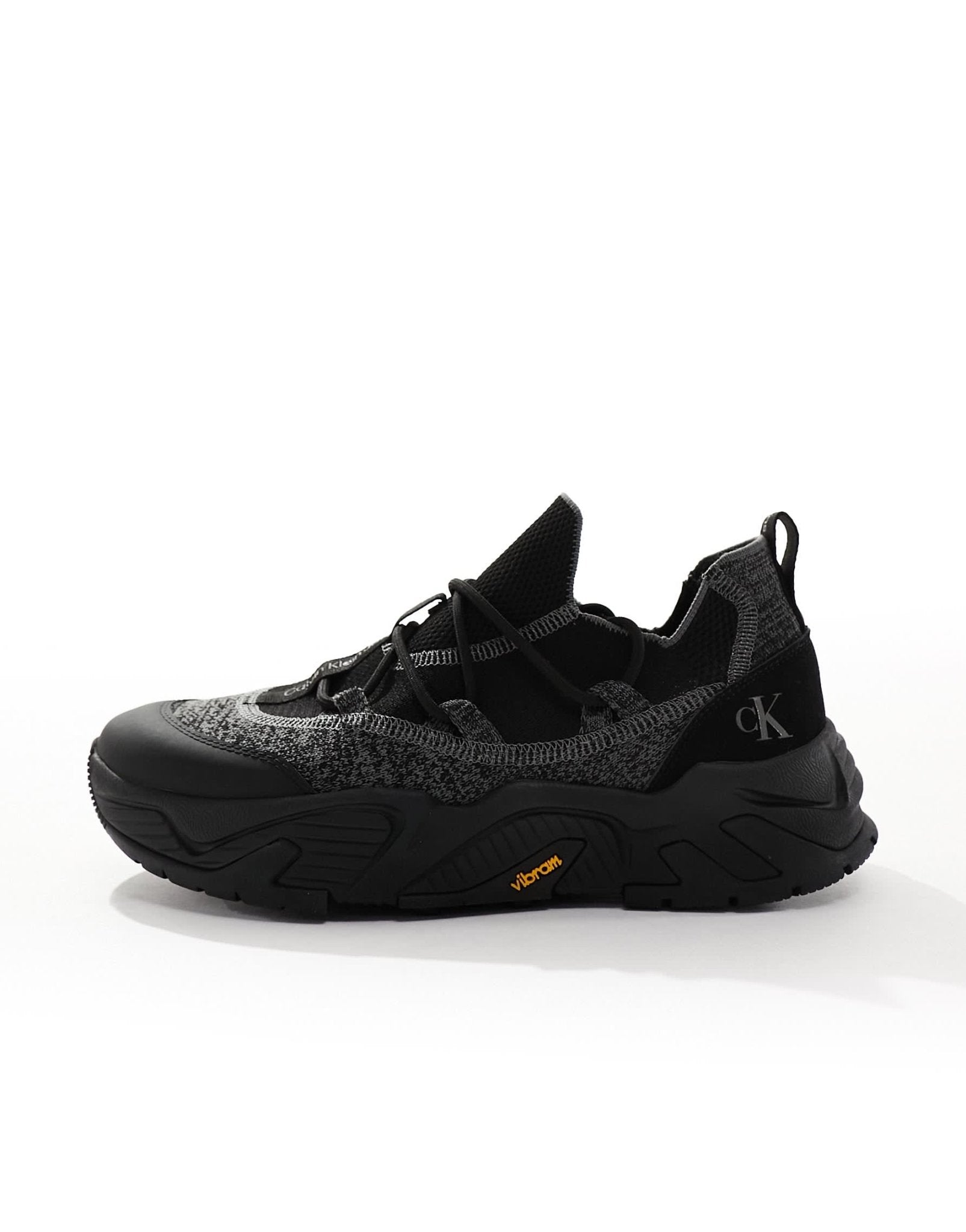 Calvin Klein chunky vibram sock trainers in black - ASOS Sample Sale EU Store