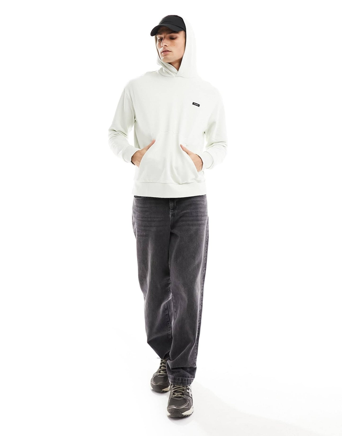 Calvin Klein cotton comfort hoodie in white - ASOS Sample Sale EU Store