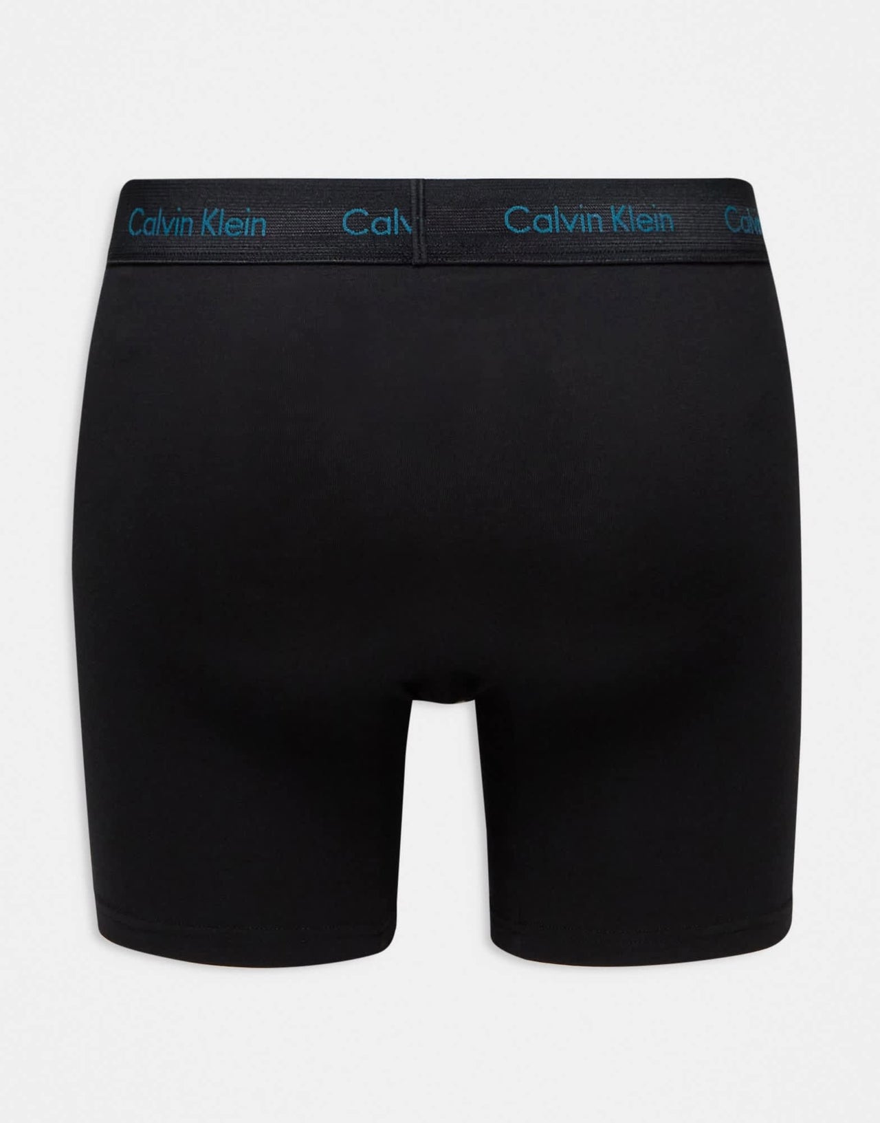 Calvin Klein cotton stretch boxer briefs 3 pack in black with coloured logo - ASOS Sample Sale EU Store