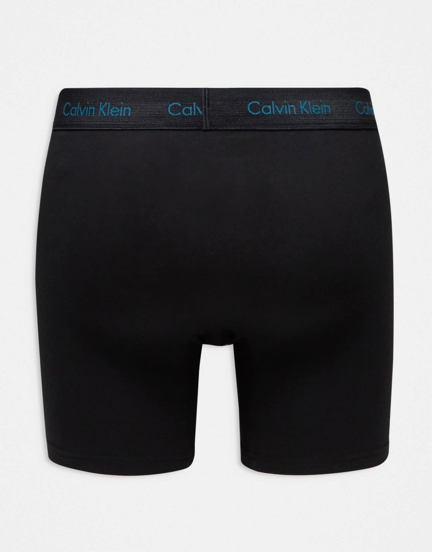 Calvin Klein cotton stretch boxer briefs 3 pack in black with coloured logo - ASOS Sample Sale EU Store