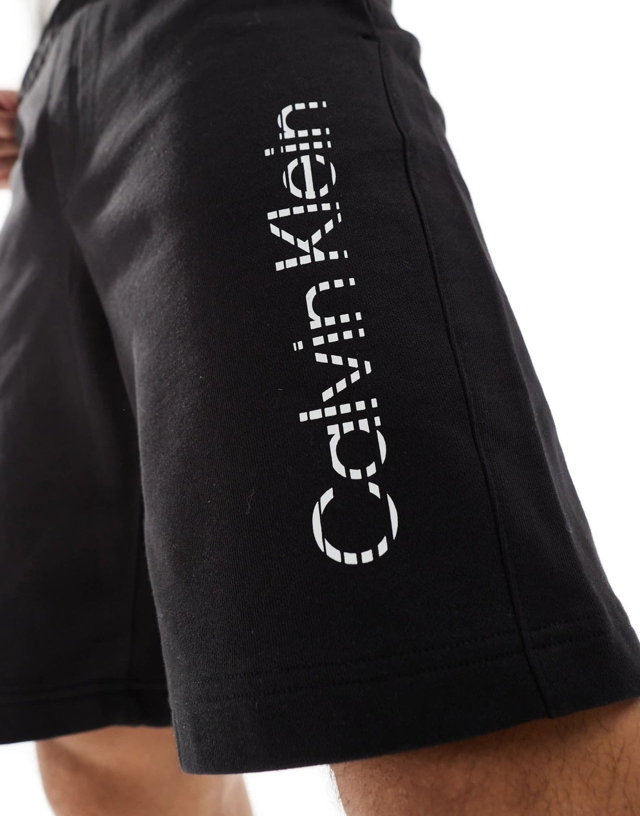 Calvin Klein degrade logo jersey shorts in black - ASOS Sample Sale EU Store