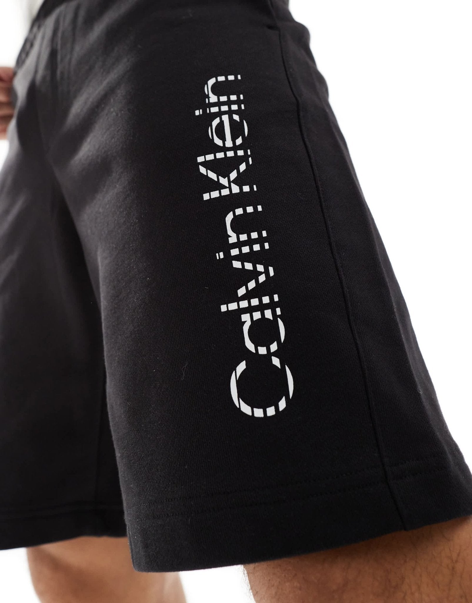 Calvin Klein degrade logo jersey shorts in black - ASOS Sample Sale EU Store