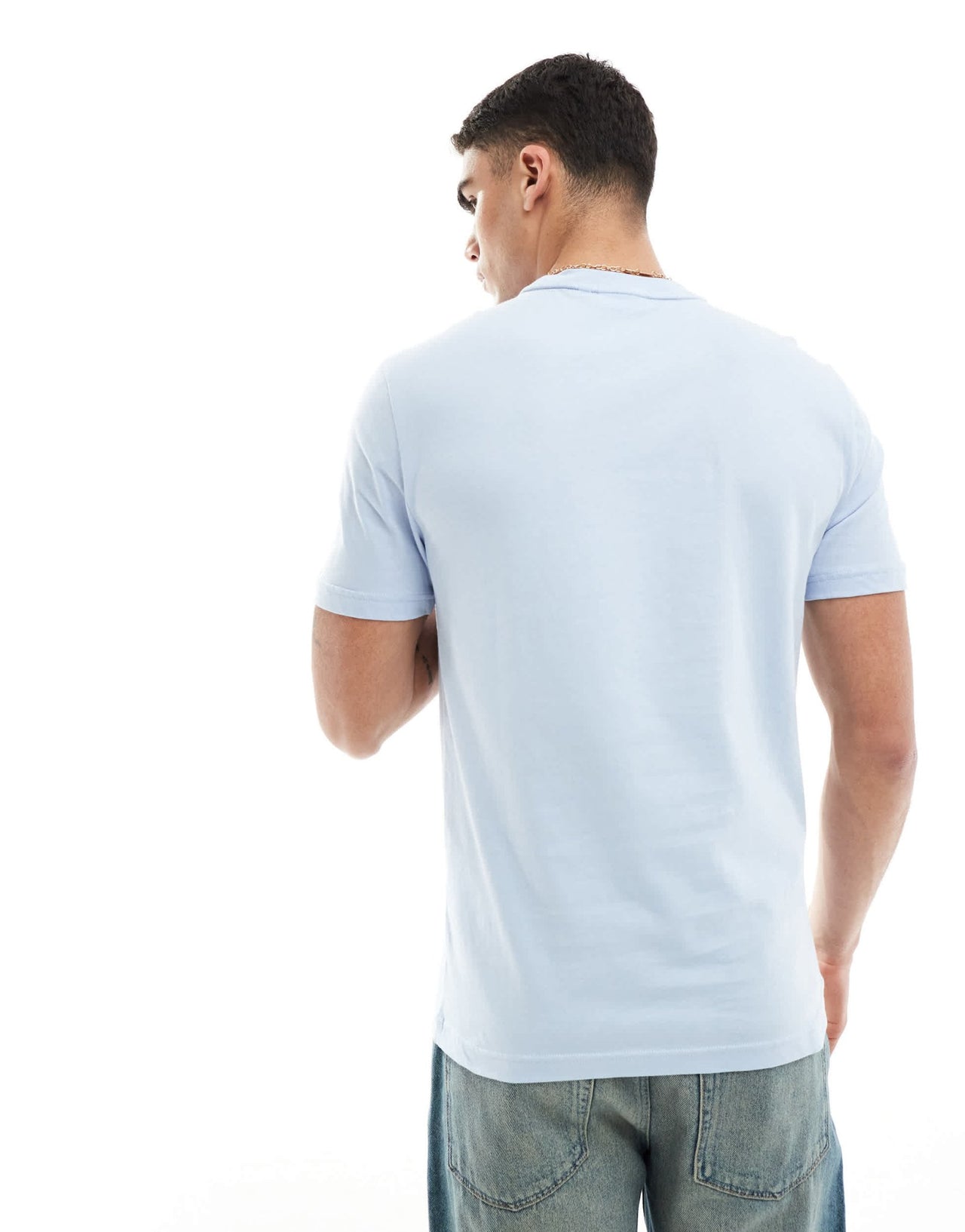 Calvin Klein degrade logo t-shirt in blue - ASOS Sample Sale EU Store