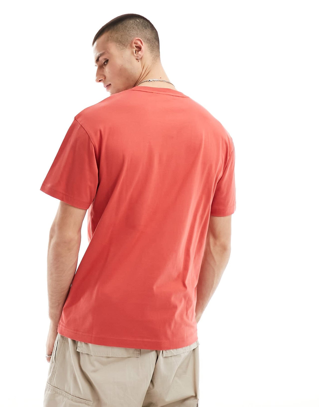 Calvin Klein hero logo comfort t-shirt in red - ASOS Sample Sale EU Store