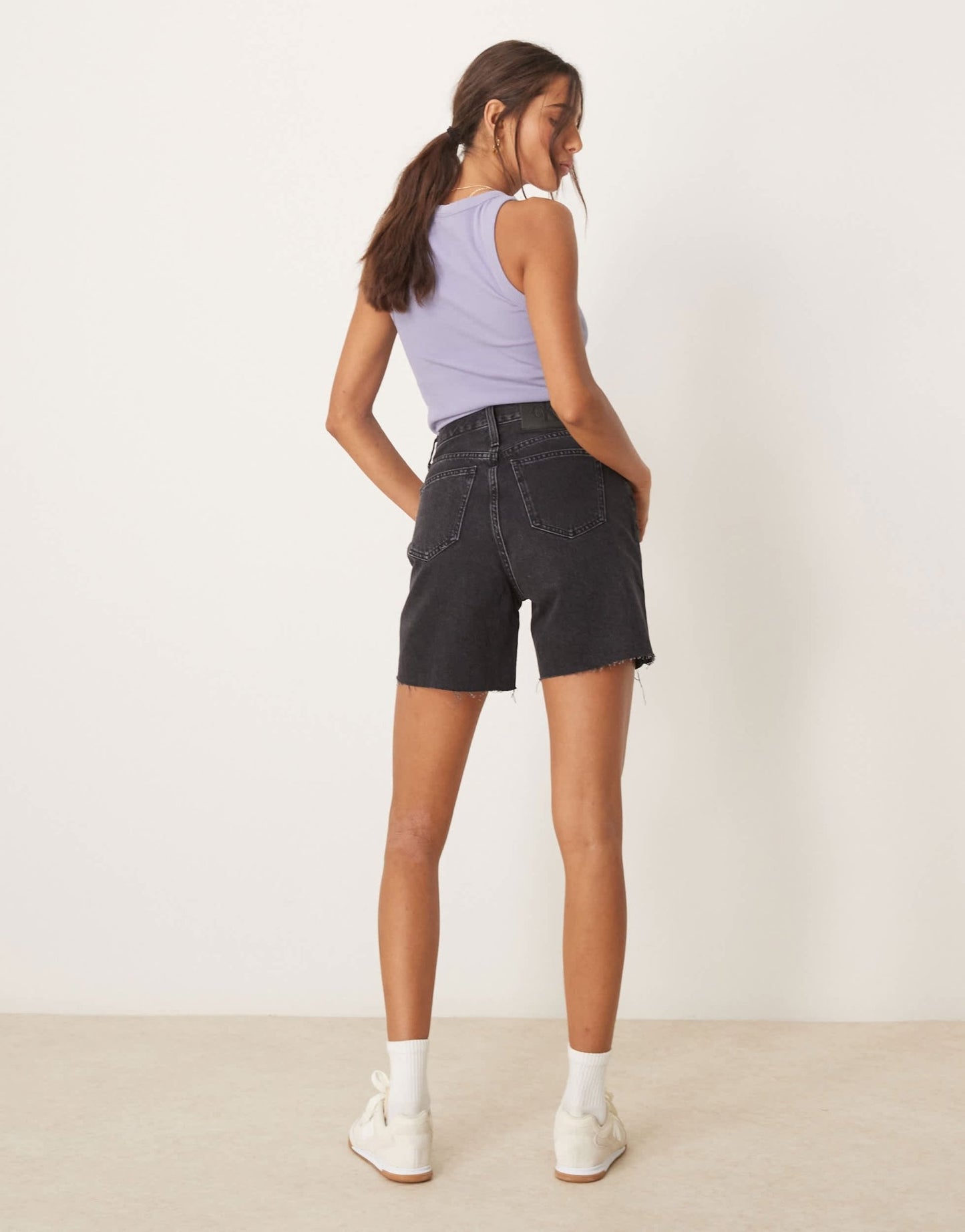 Calvin Klein Jeans bermuda denim shorts in black wash - ASOS Sample Sale EU Store