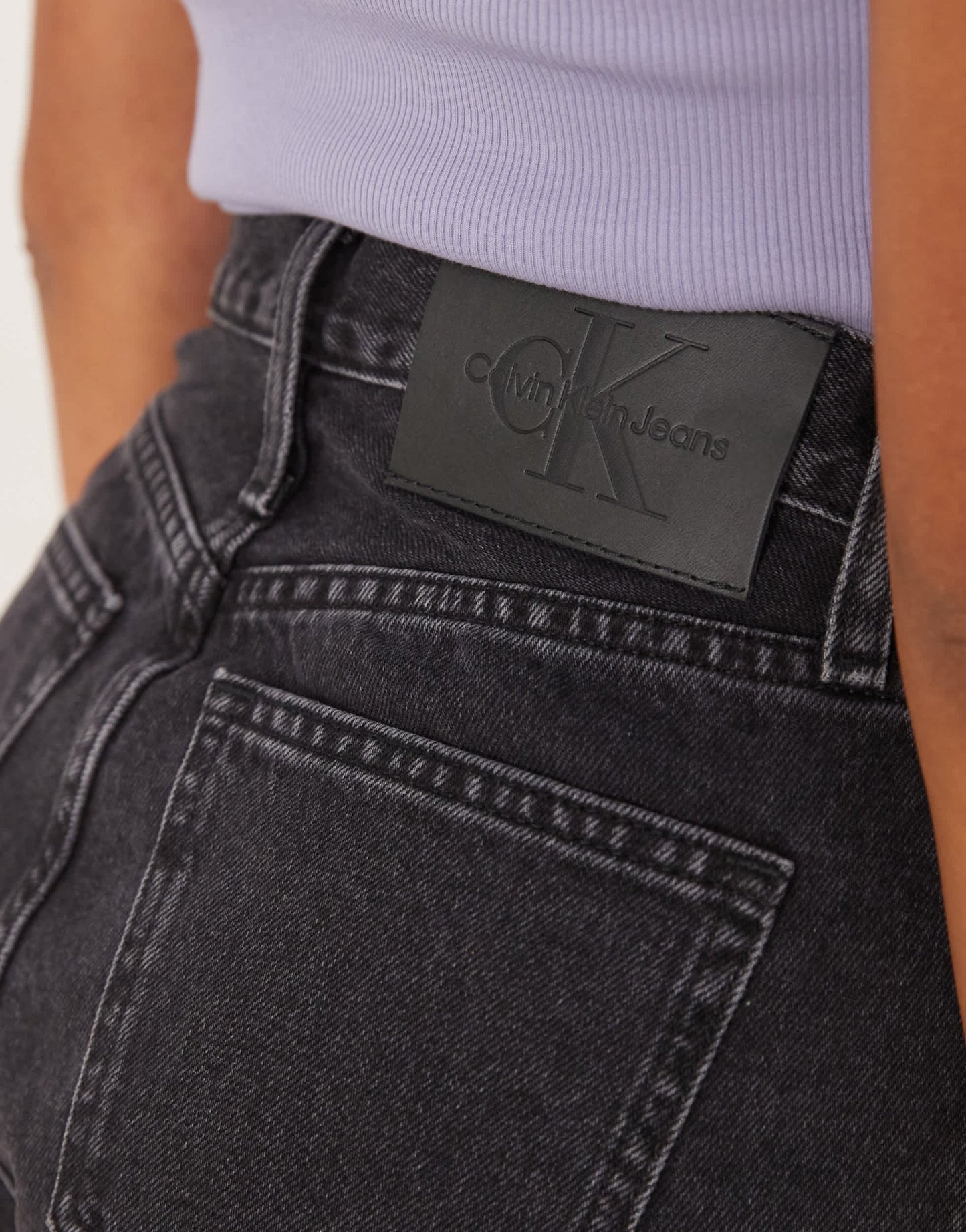 Calvin Klein Jeans bermuda denim shorts in black wash - ASOS Sample Sale EU Store