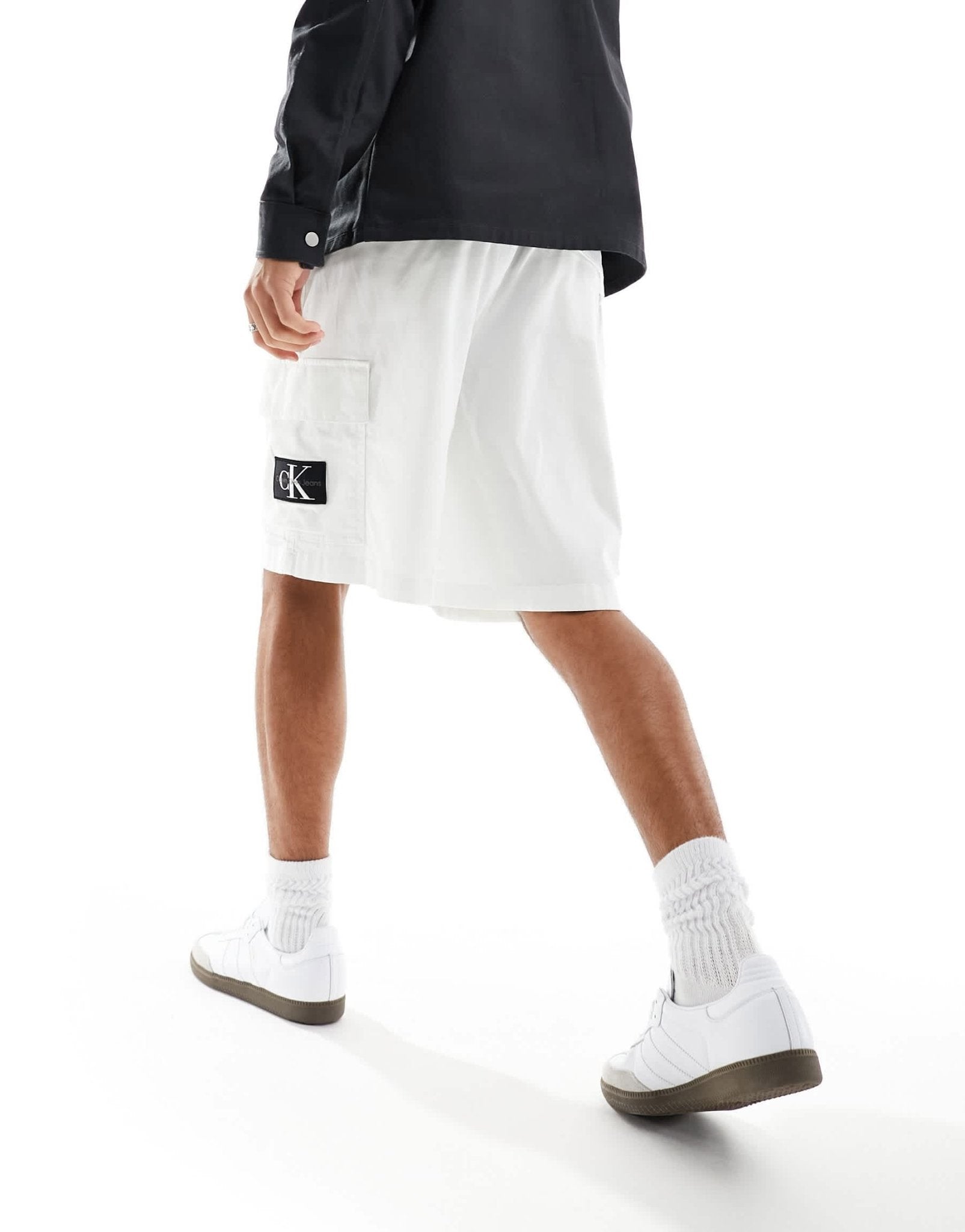 Calvin Klein Jeans cargo shorts in white - ASOS Sample Sale EU Store