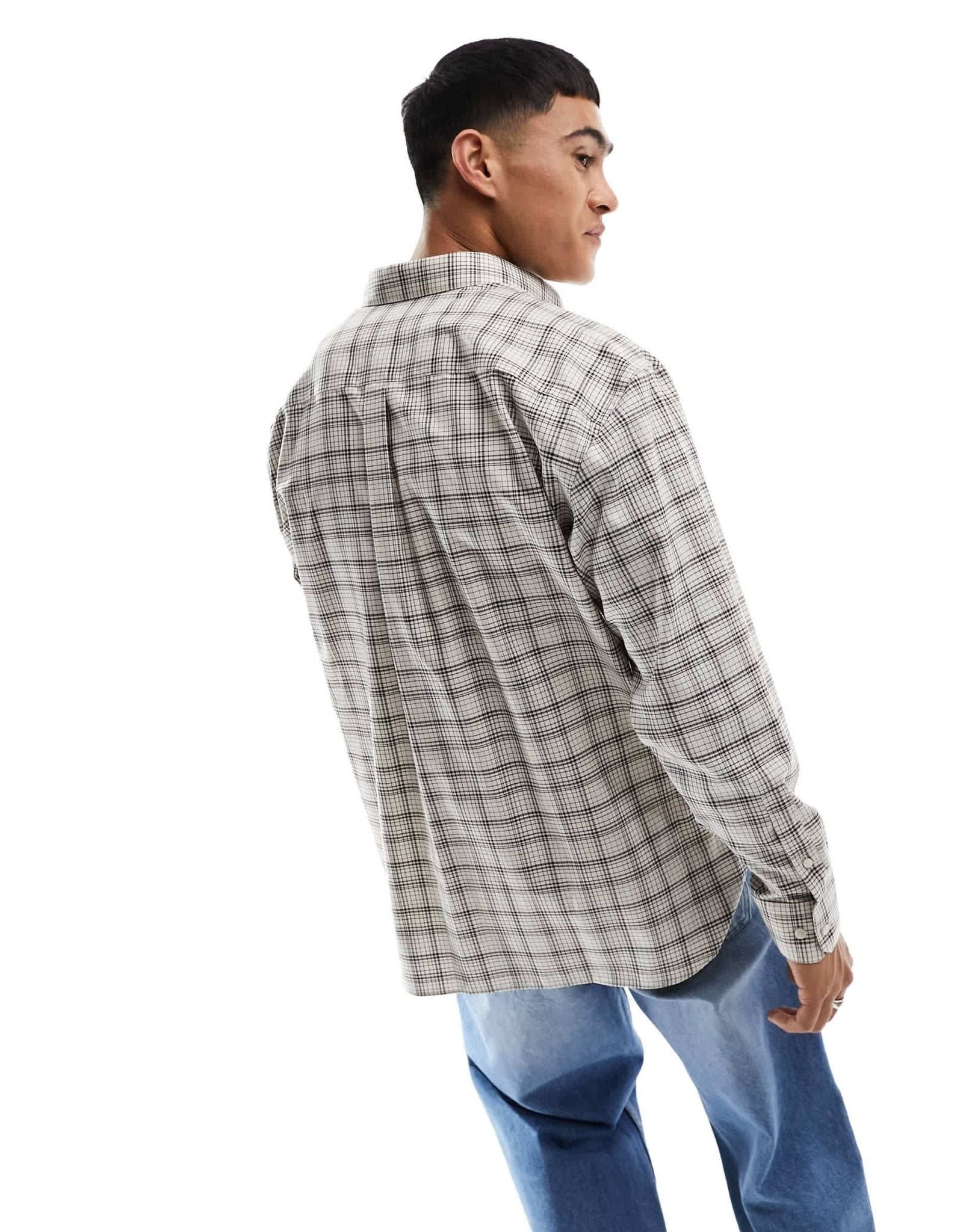 Calvin Klein modern check twill shirt in multi - ASOS Sample Sale EU Store