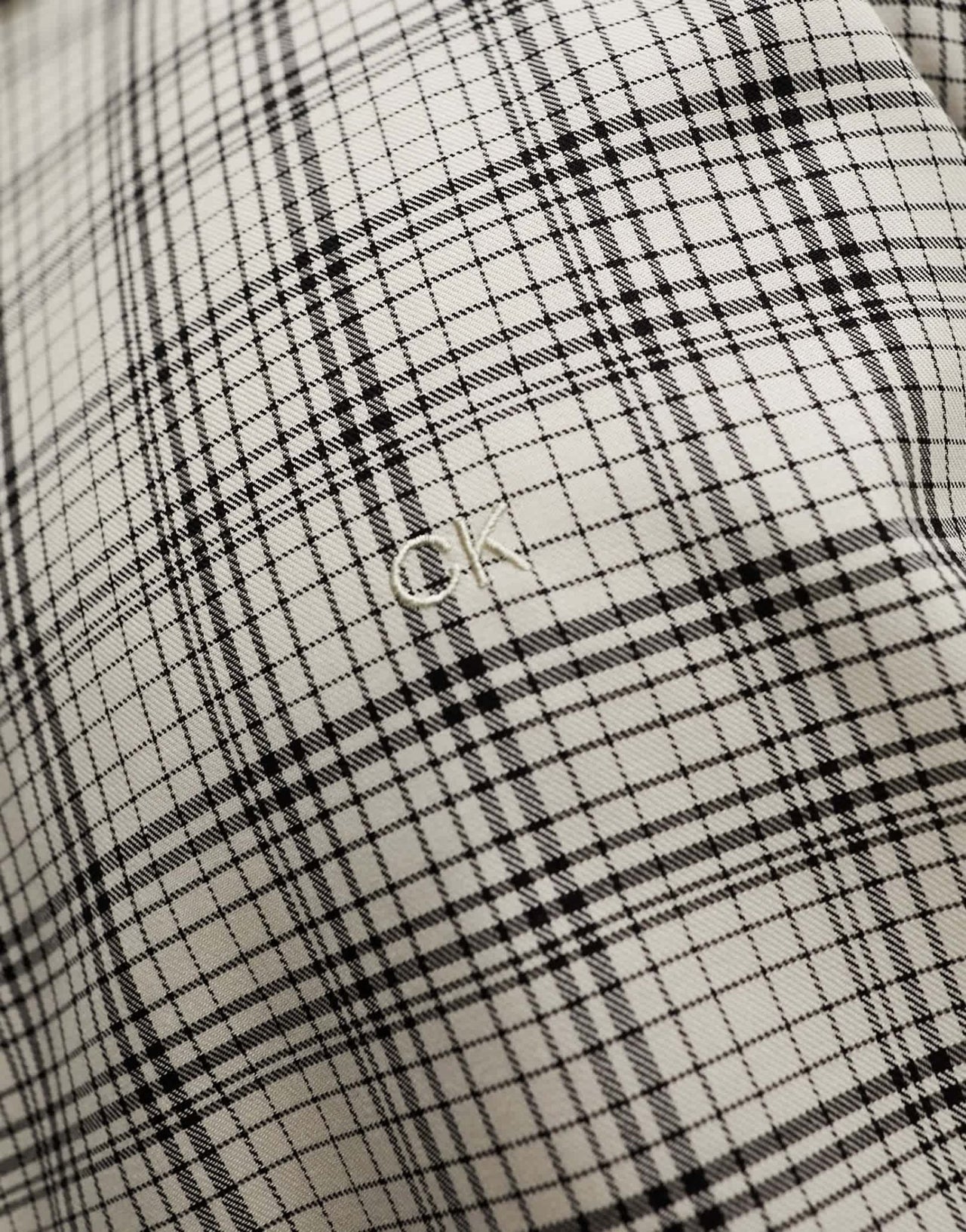 Calvin Klein modern check twill shirt in multi - ASOS Sample Sale EU Store