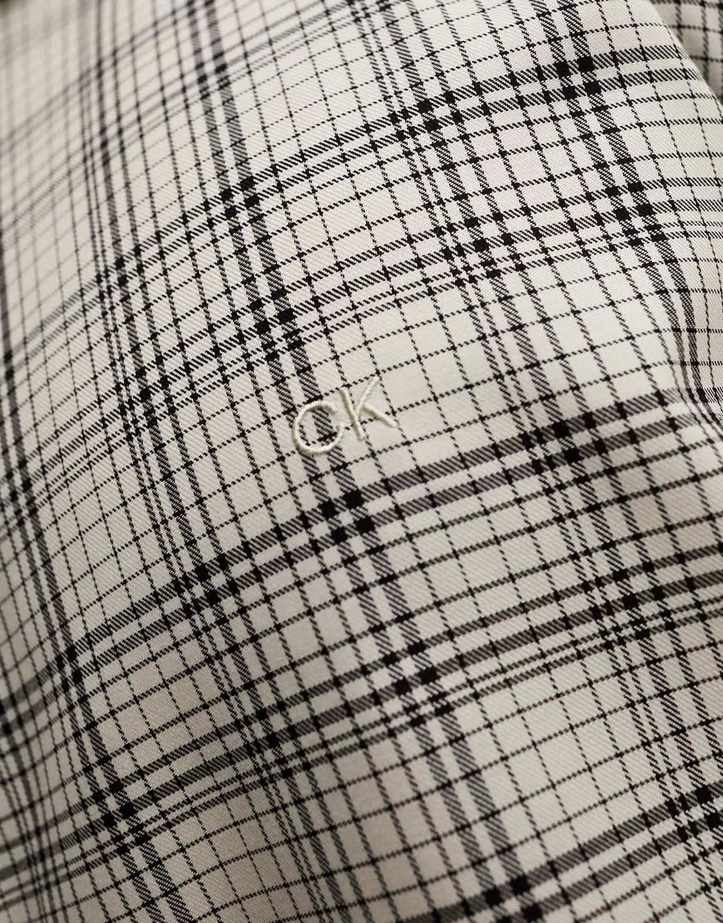 Calvin Klein modern check twill shirt in multi - ASOS Sample Sale EU Store