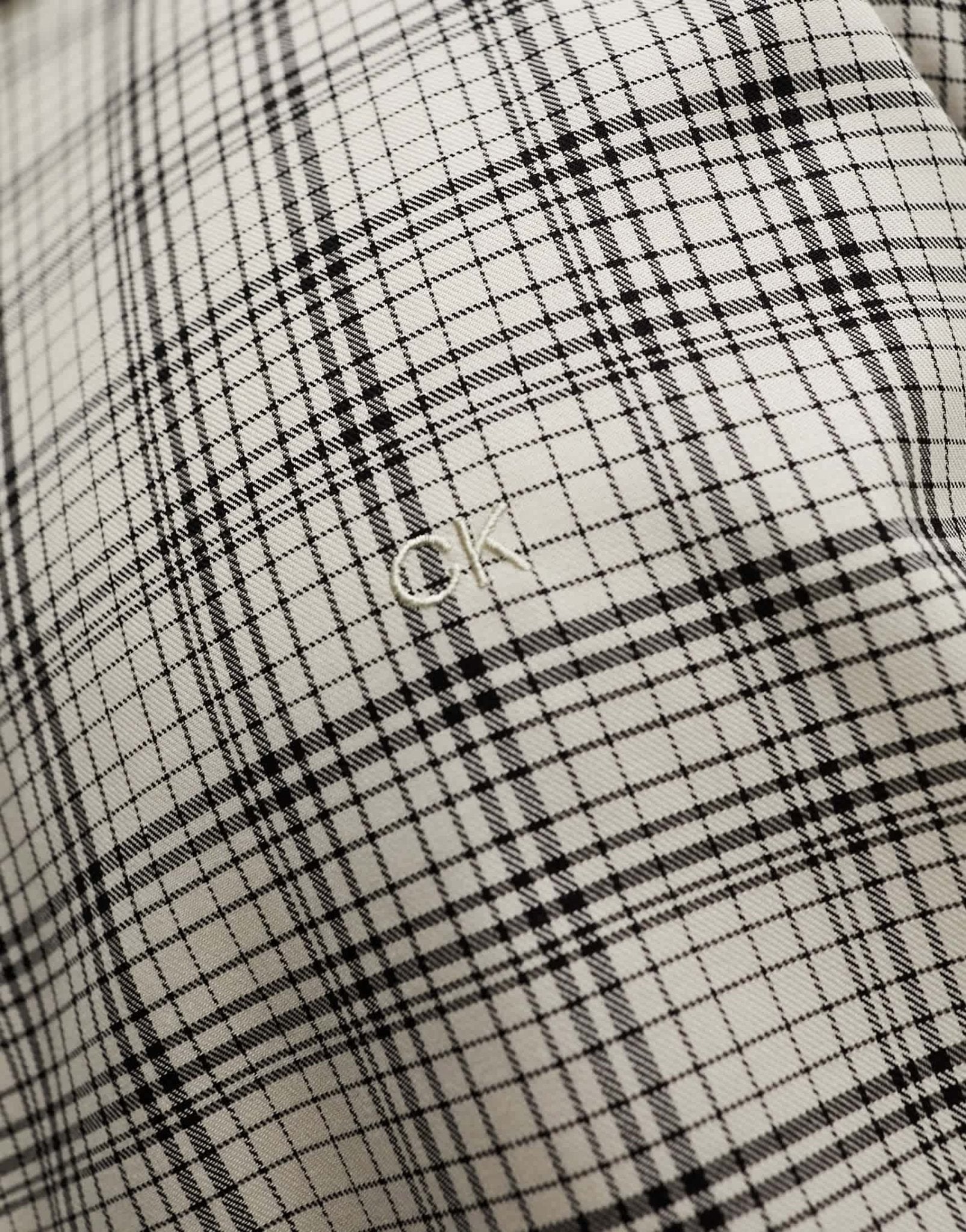 Calvin Klein modern check twill shirt in multi - ASOS Sample Sale EU Store