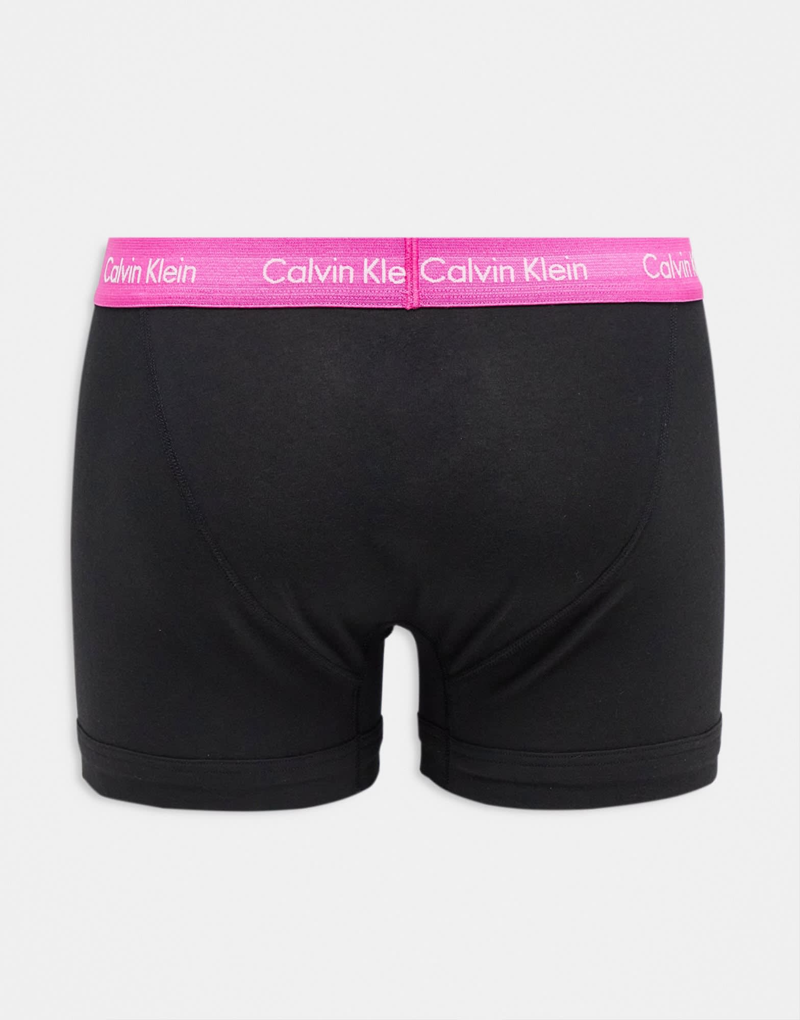 Calvin Klein Modern Cotton 3 pack stretch trunks in black - ASOS Sample Sale EU Store