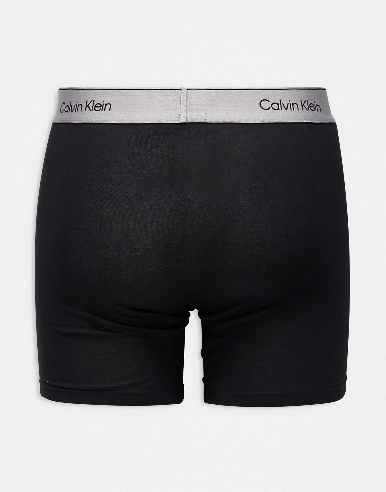 Calvin Klein modern cotton boxer briefs 3 pack in black with beige/blue/green waistband - ASOS Sample Sale EU Store