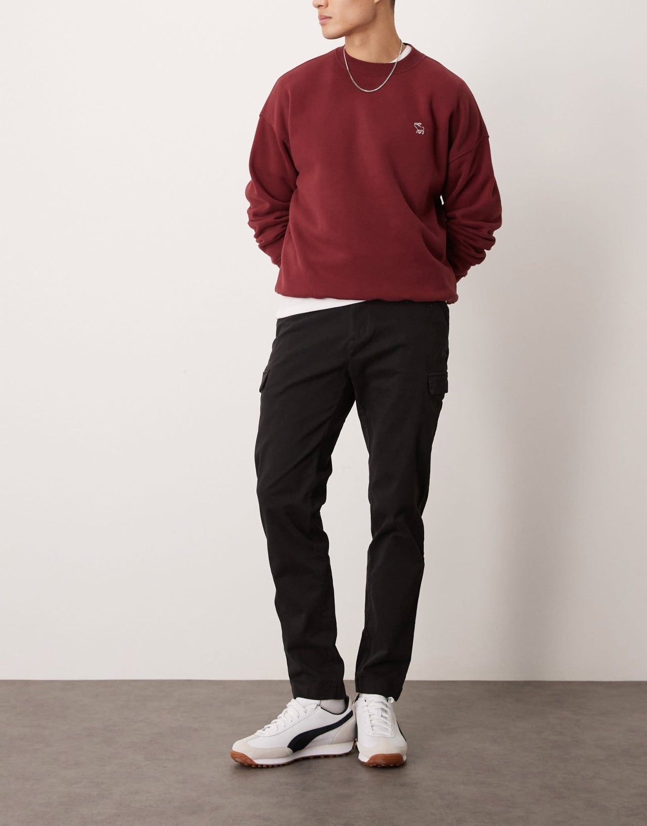 Calvin Klein modern twill tapered cargo trouser in black - ASOS Sample Sale EU Store
