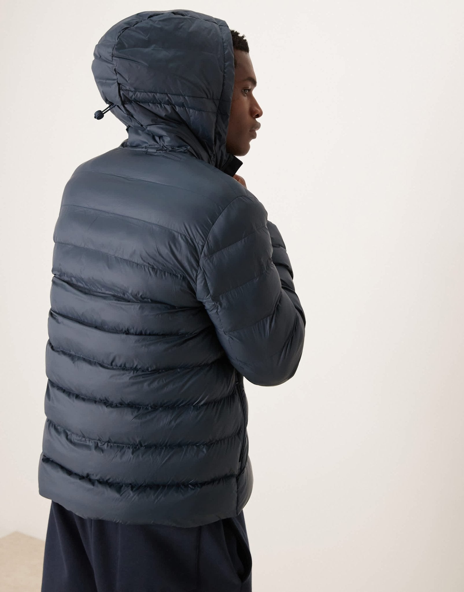 Calvin Klein puffer jacket in ink blue - ASOS Sample Sale EU Store