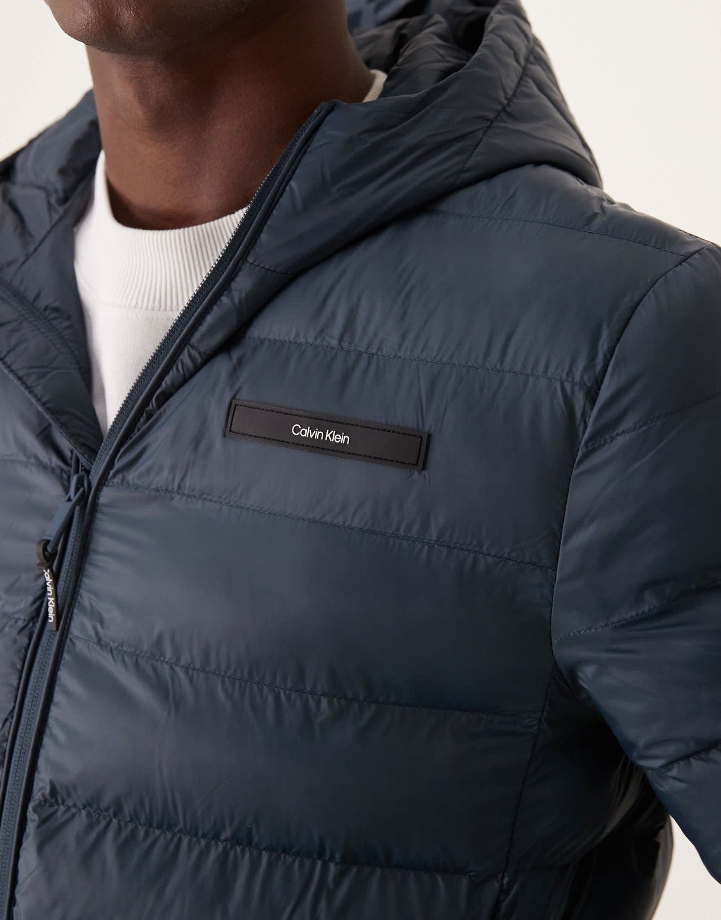 Calvin Klein puffer jacket in ink blue - ASOS Sample Sale EU Store