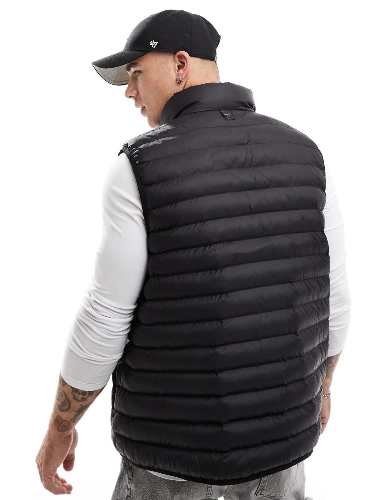 Calvin Klein quilt gilet in black - ASOS Sample Sale EU Store