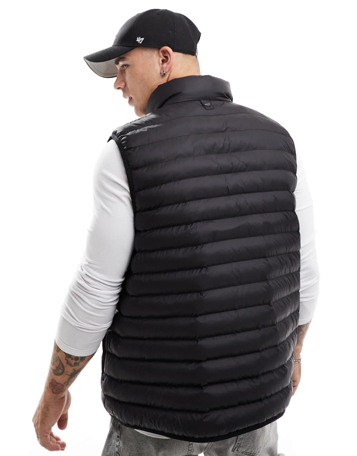Calvin Klein quilt gilet in black - ASOS Sample Sale EU Store