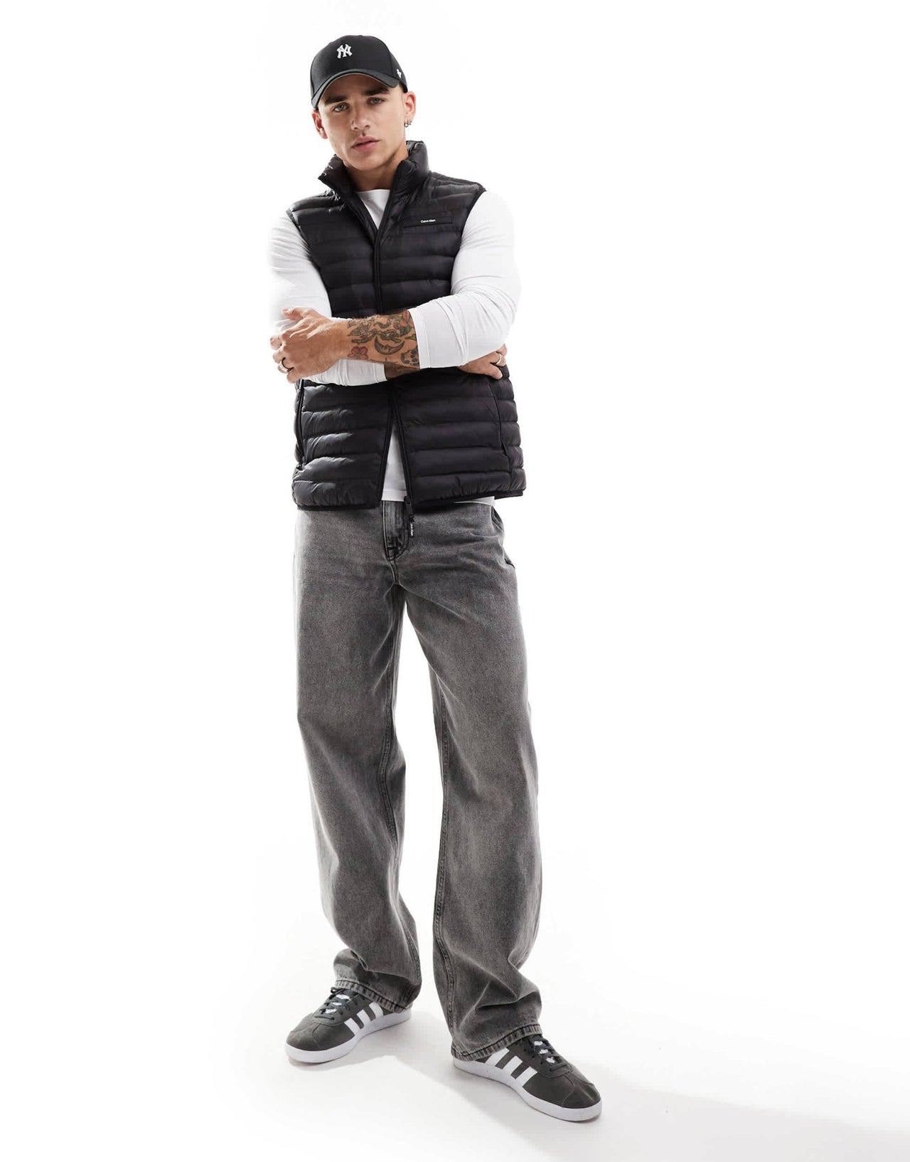 Calvin Klein quilt gilet in black - ASOS Sample Sale EU Store