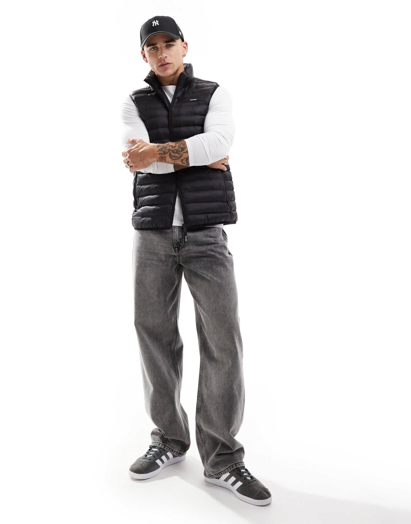 Calvin Klein quilt gilet in black - ASOS Sample Sale EU Store