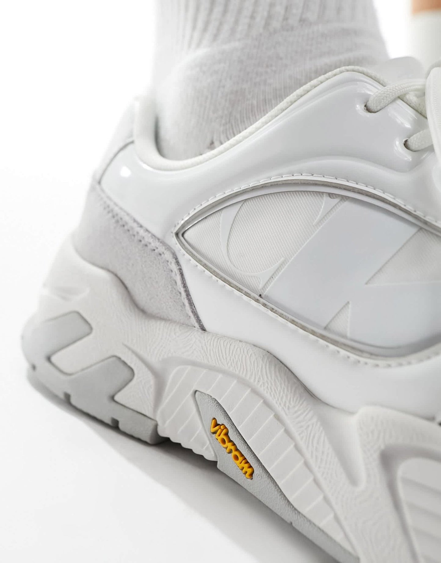 Calvin Klein vibram low trainers in white - ASOS Sample Sale EU Store